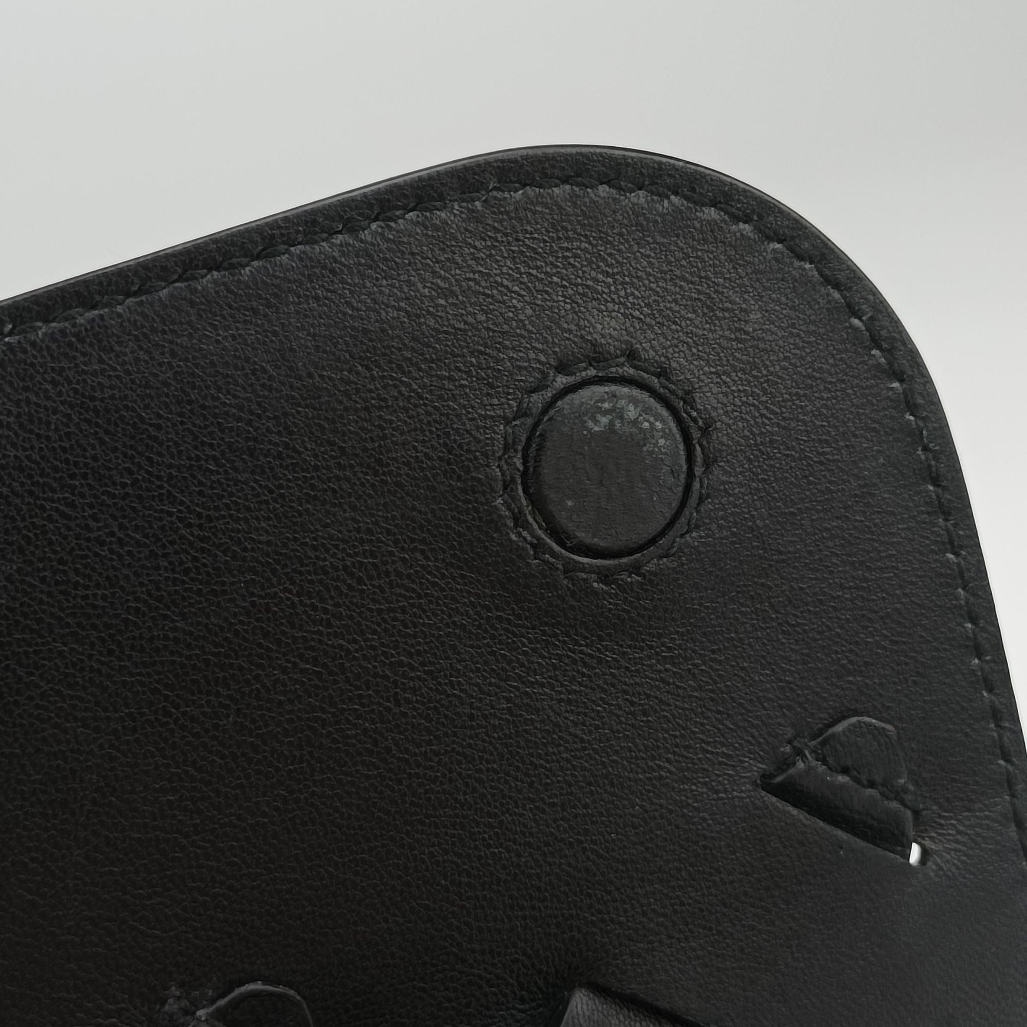 Pre-owned Prada Vitello Intreccio Tress Black Leather  shoulderbag | stylenewstar