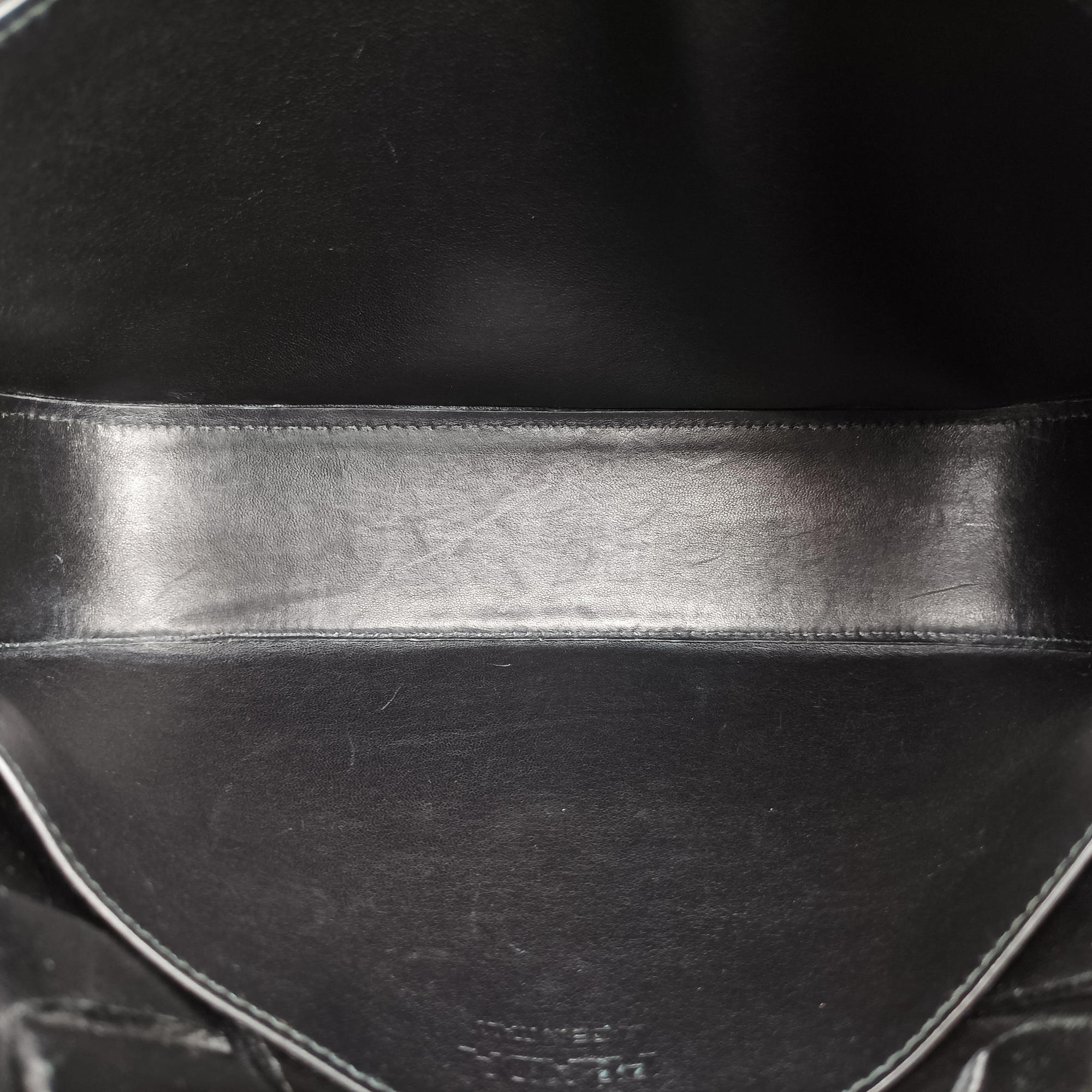 Pre-owned Prada Vitello Intreccio Tress Black Leather  shoulderbag | stylenewstar