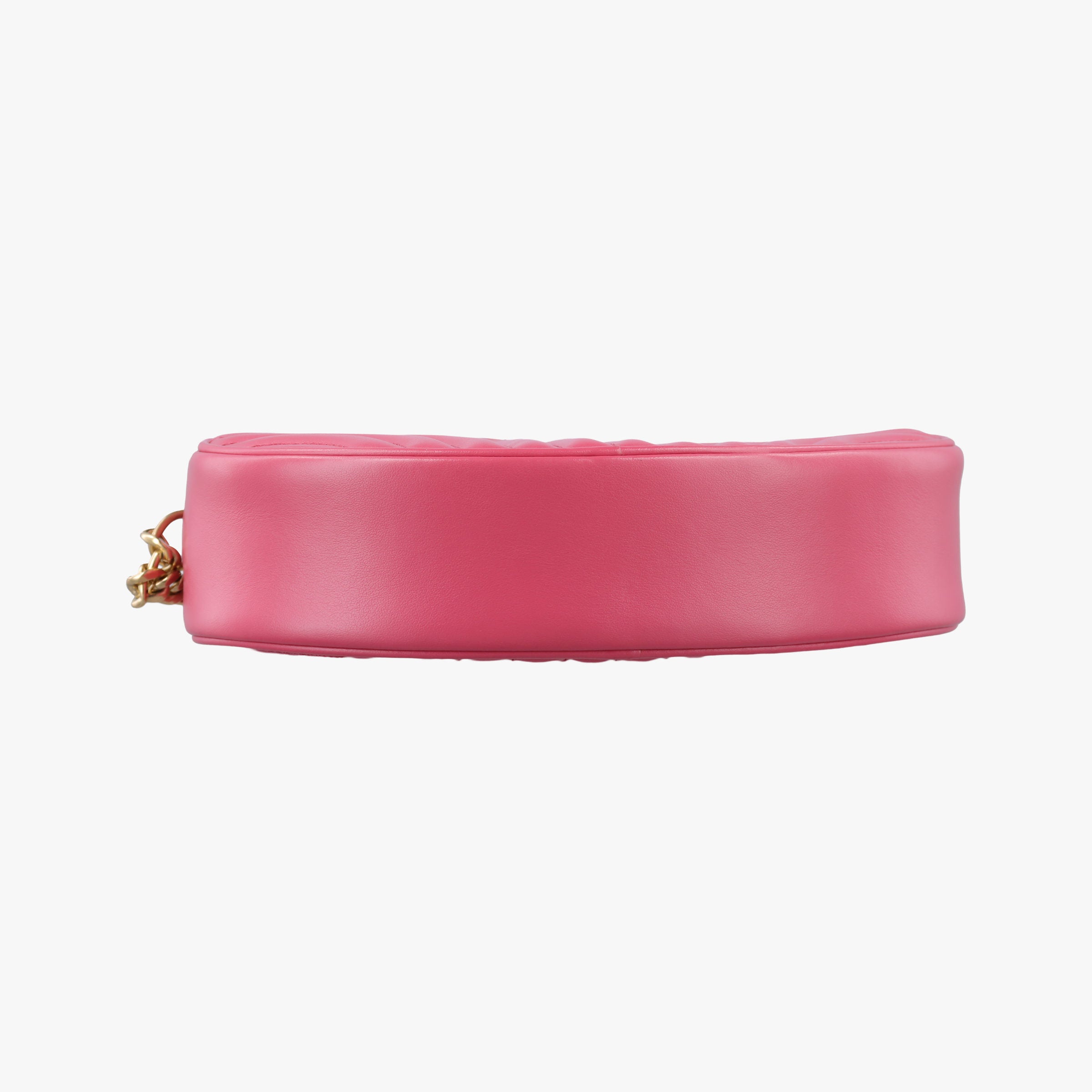 Vintage Prada Impunture Diagramme Oval Pink leather 1BH131 shoulderbag | stylenewstar
