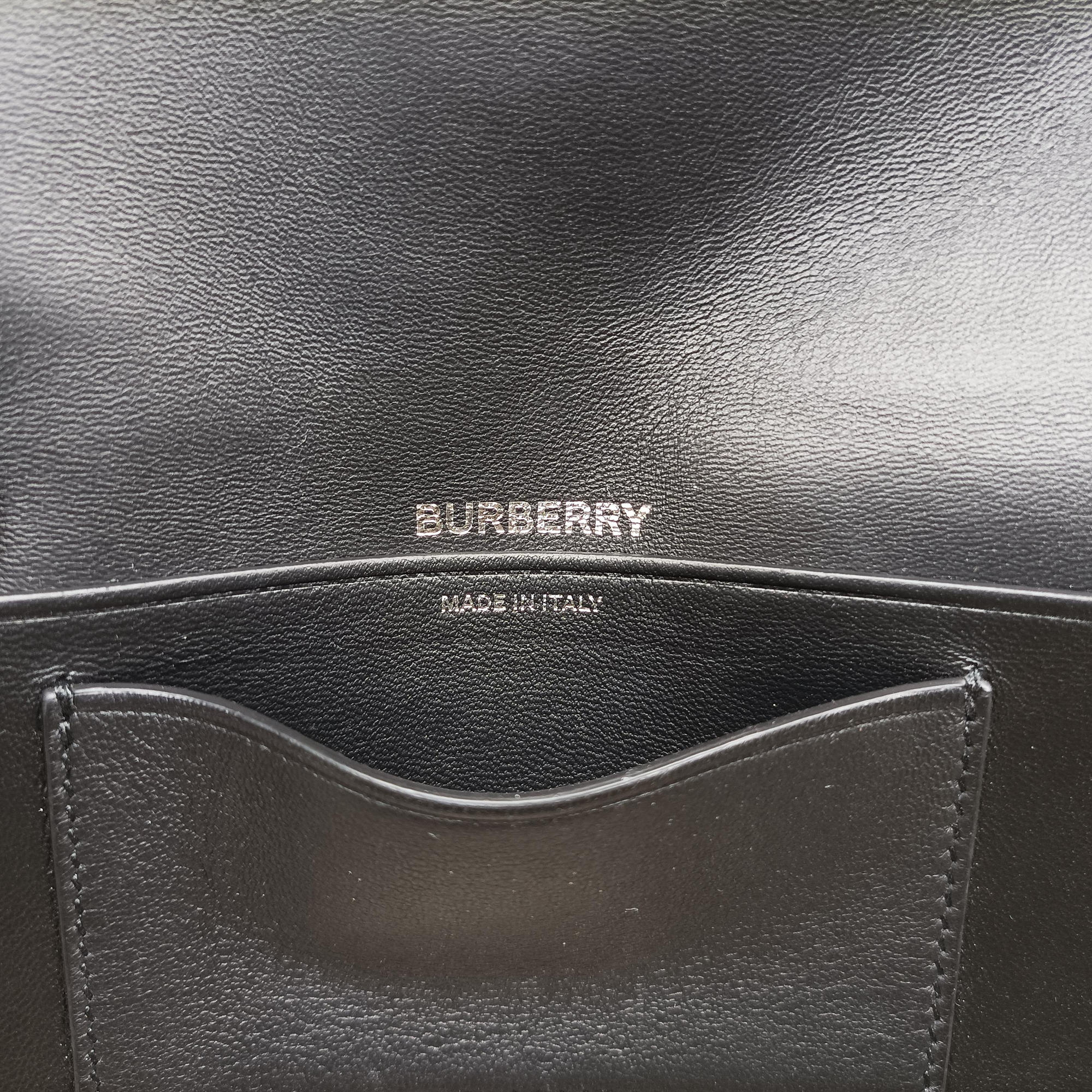 Pre-owned Burberry Olympia Multicolour canvas×leather  shoulderbag | stylenewstar