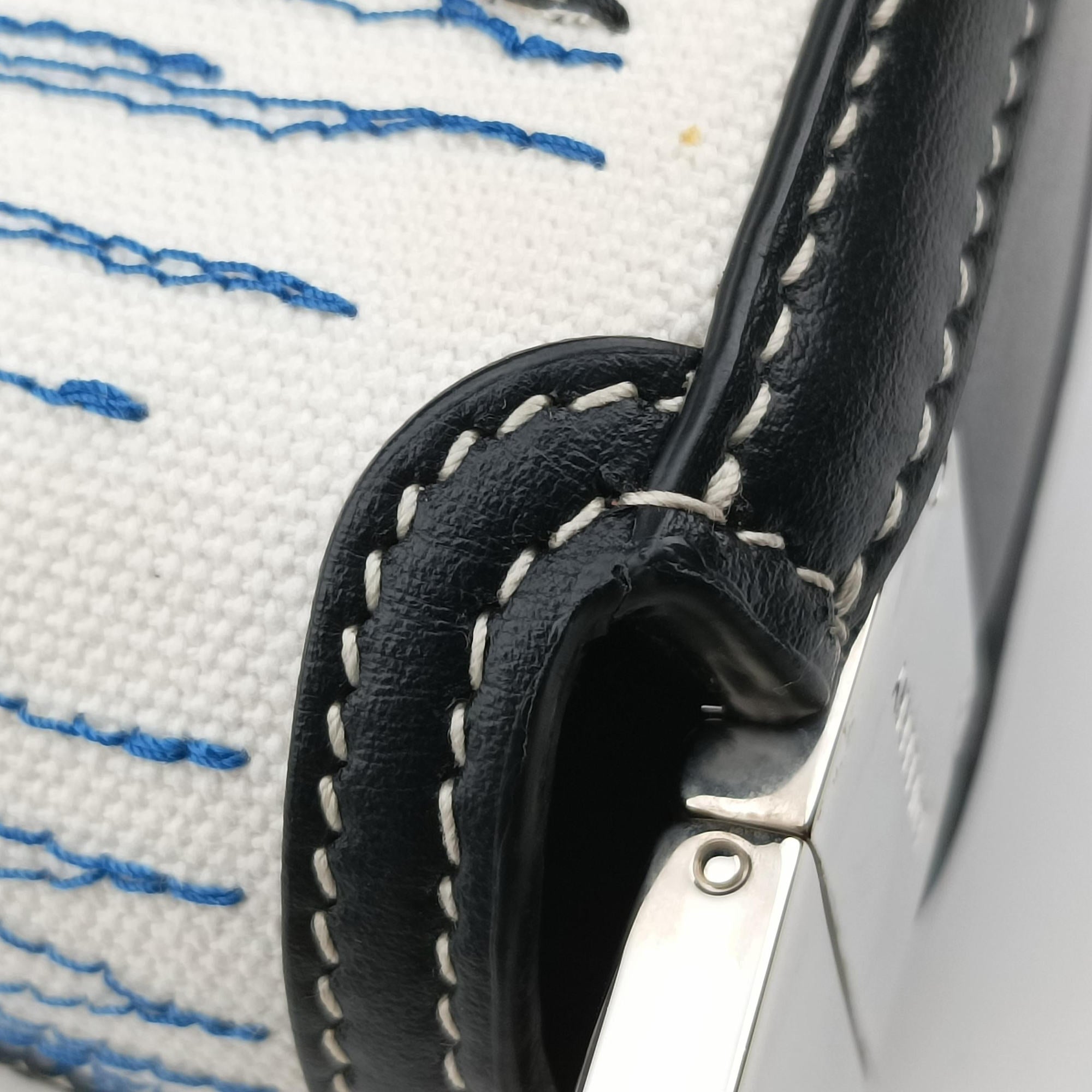 Pre-owned Burberry Olympia Multicolour canvas×leather  shoulderbag | stylenewstar