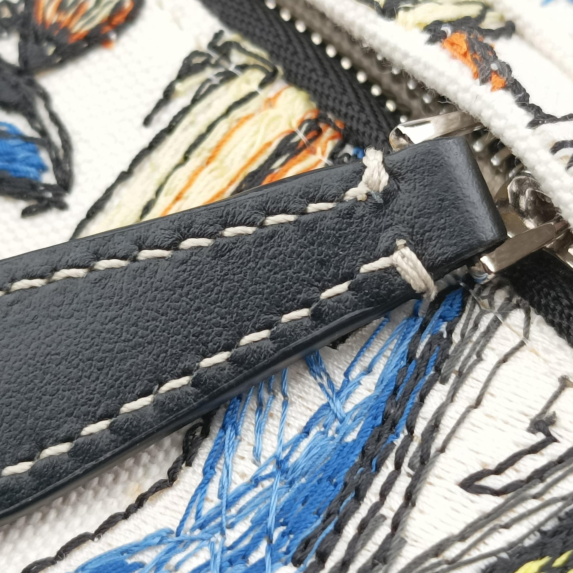 Pre-owned Burberry Olympia Multicolour canvas×leather  shoulderbag | stylenewstar