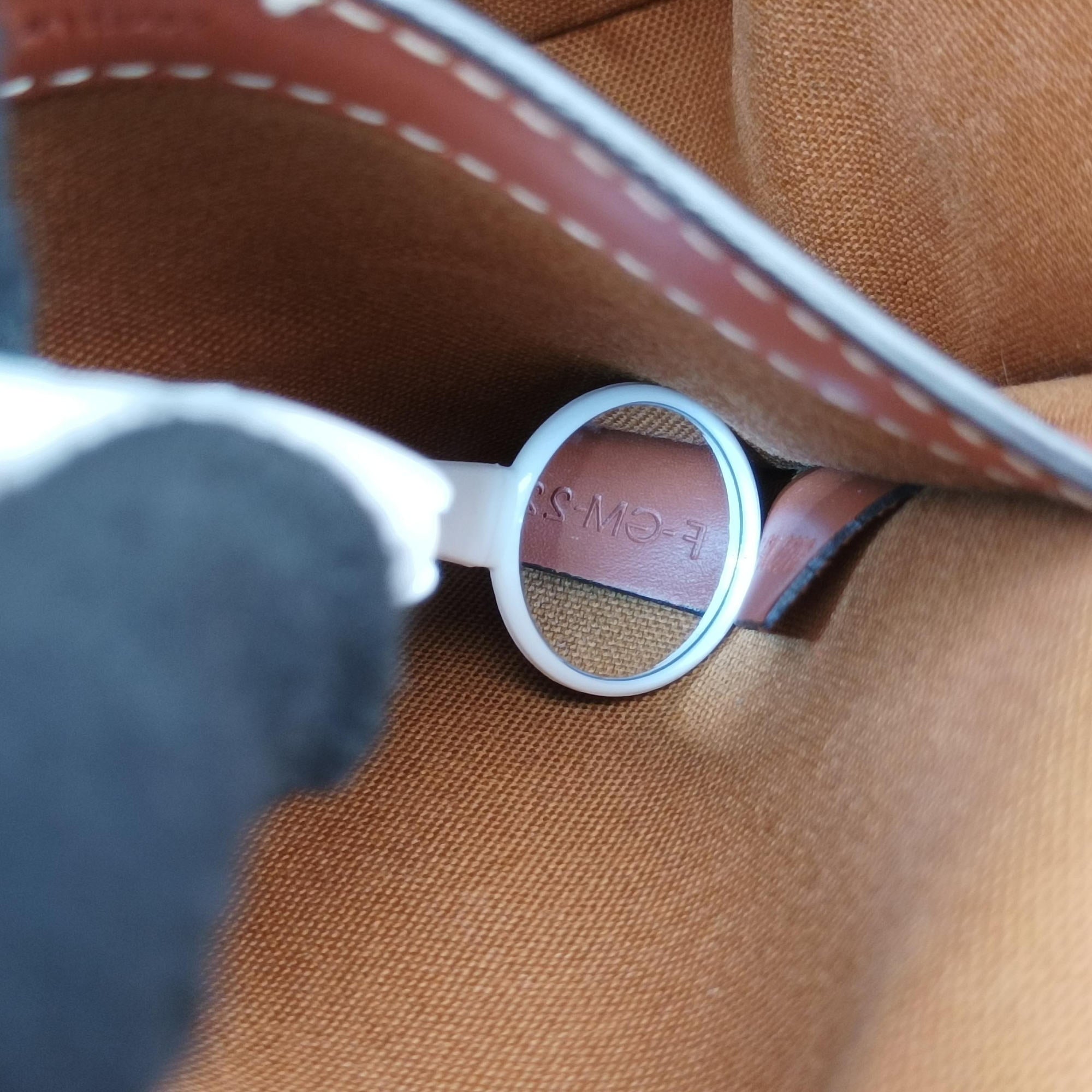 Pre-owned Celine FOLCO Triomphe Brown PVC coated canvas  shoulderbag | stylenewstar