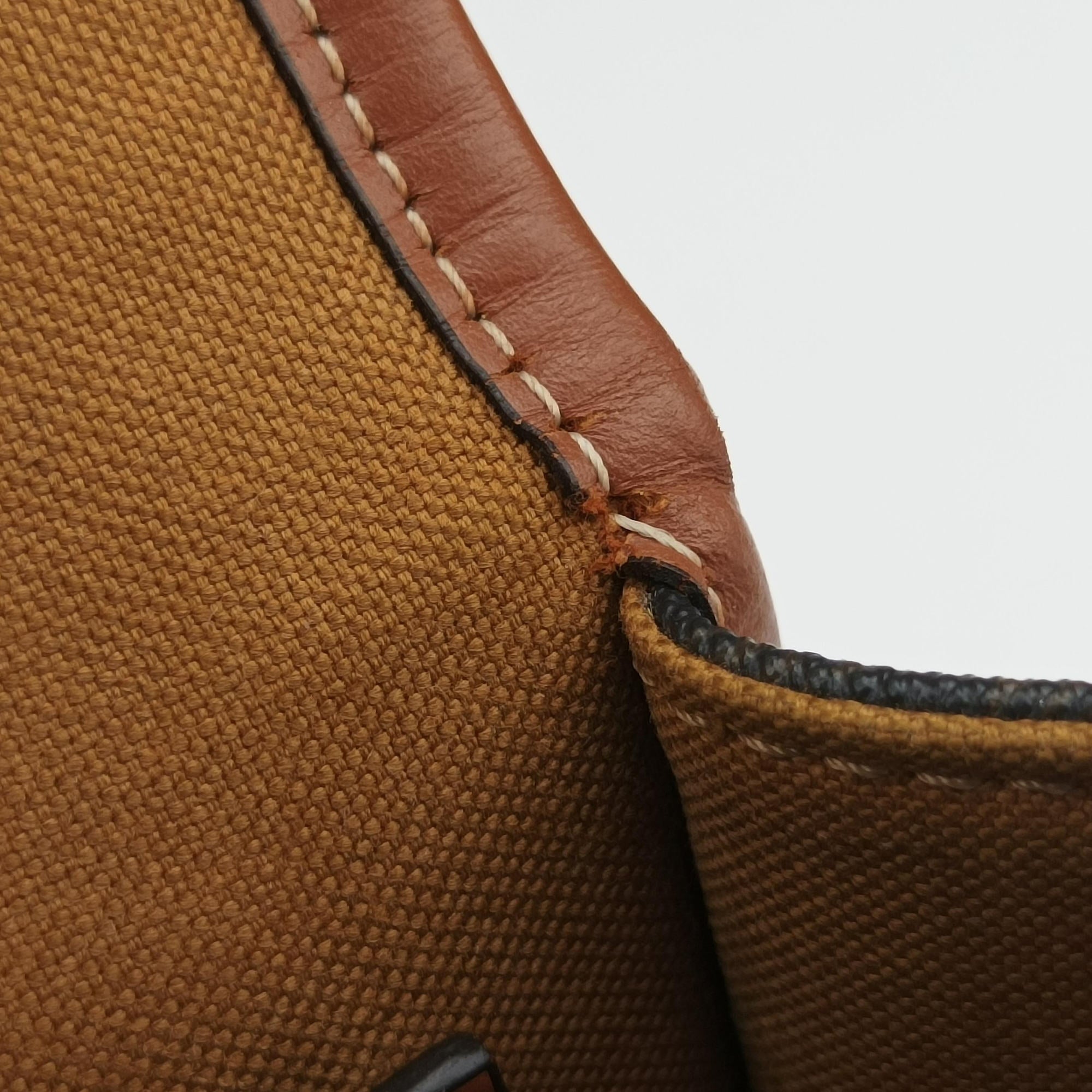 Pre-owned Celine FOLCO Triomphe Brown PVC coated canvas  shoulderbag | stylenewstar