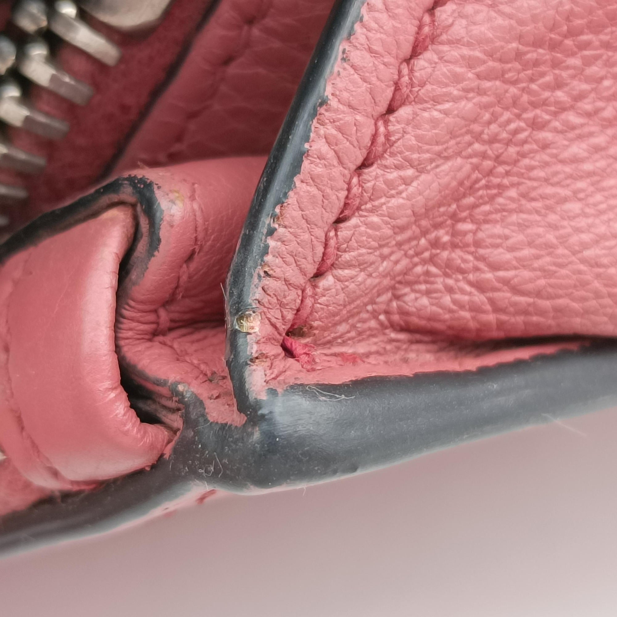Secondhand Prada Twin Pocket Winged Tote Pink Leather BN2619 shoulderbag | stylenewstar