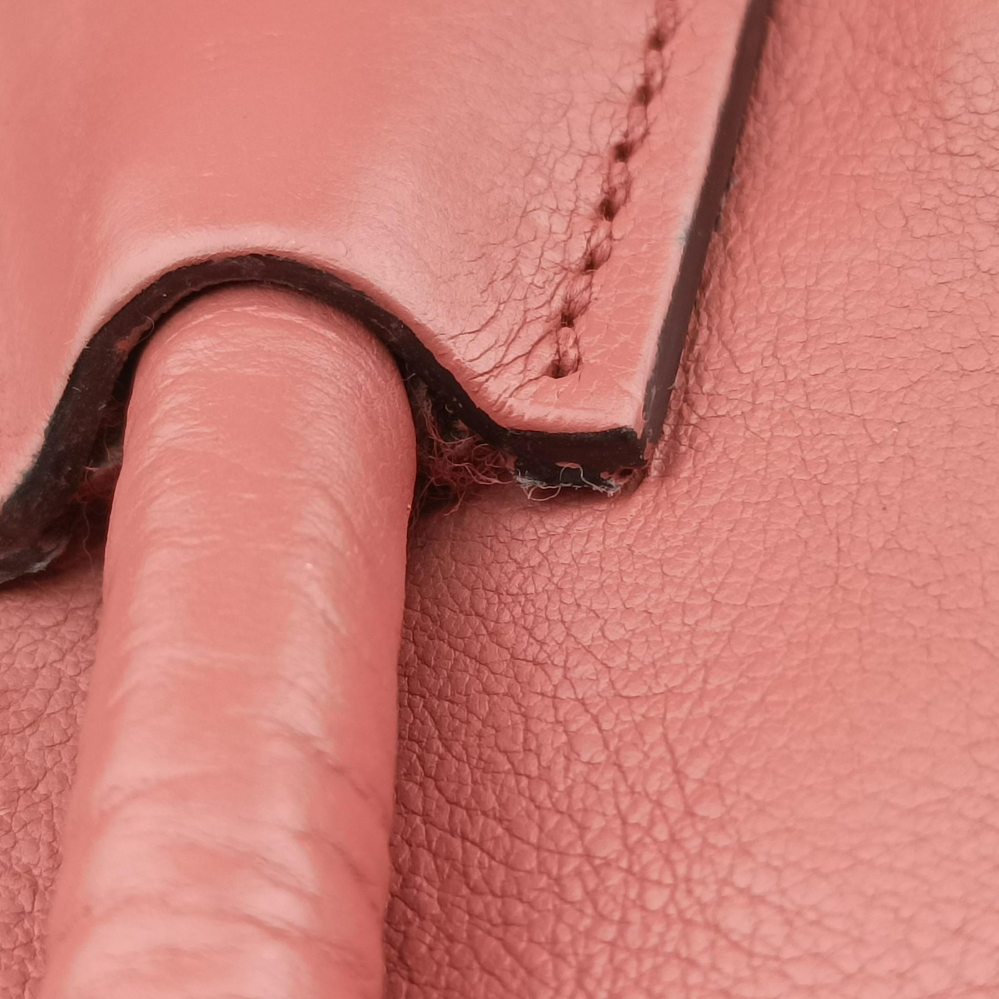 Secondhand Prada Twin Pocket Winged Tote Pink Leather BN2619 shoulderbag | stylenewstar