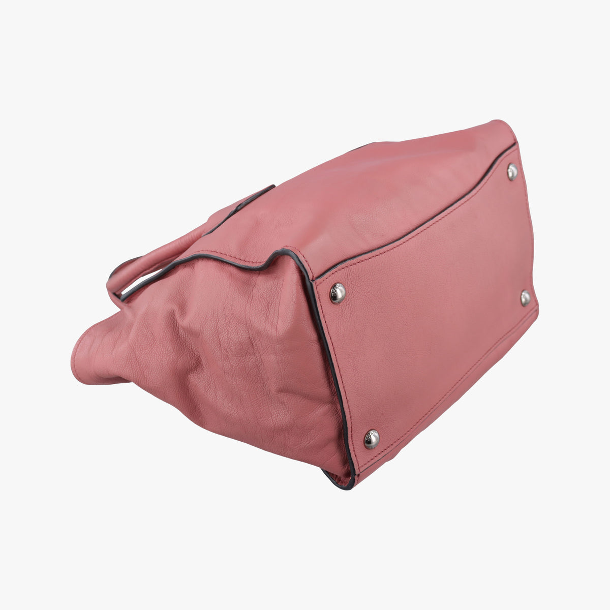 Secondhand Prada Twin Pocket Winged Tote Pink Leather BN2619 shoulderbag | stylenewstar
