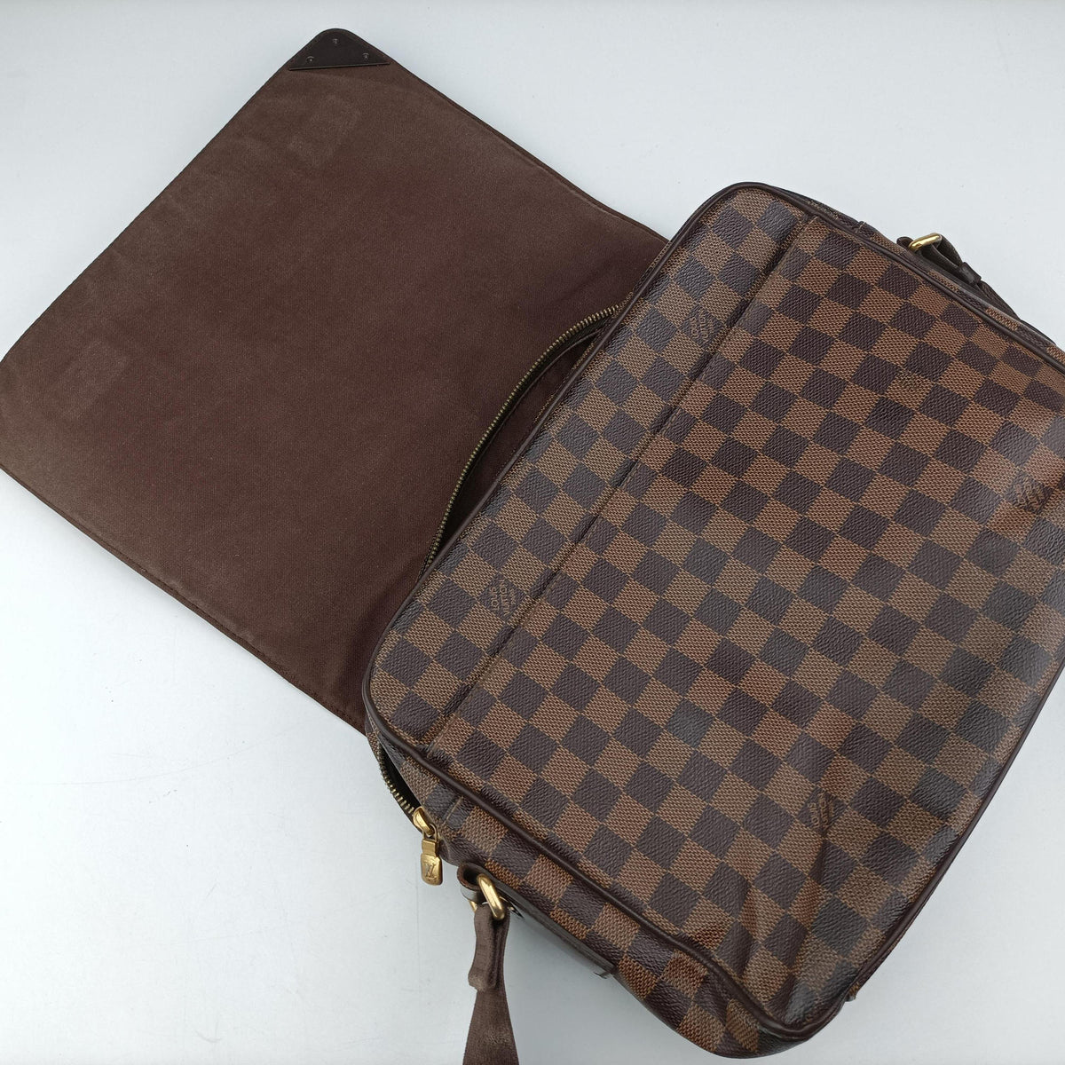 Vintage Louis Vuitton SHELTON EBENE Damier Canvas N41149 shoulderbag | stylenewstar