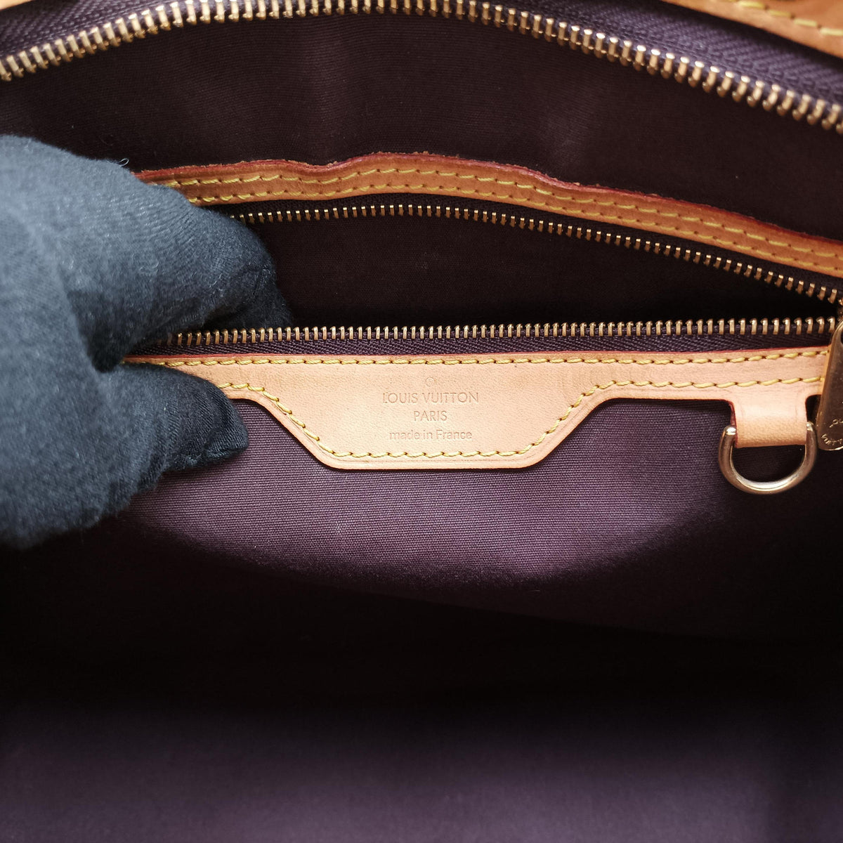 Pre-owned Louis Vuitton Brea MM AMARANTE Vernis M91619 handbag | stylenewstar