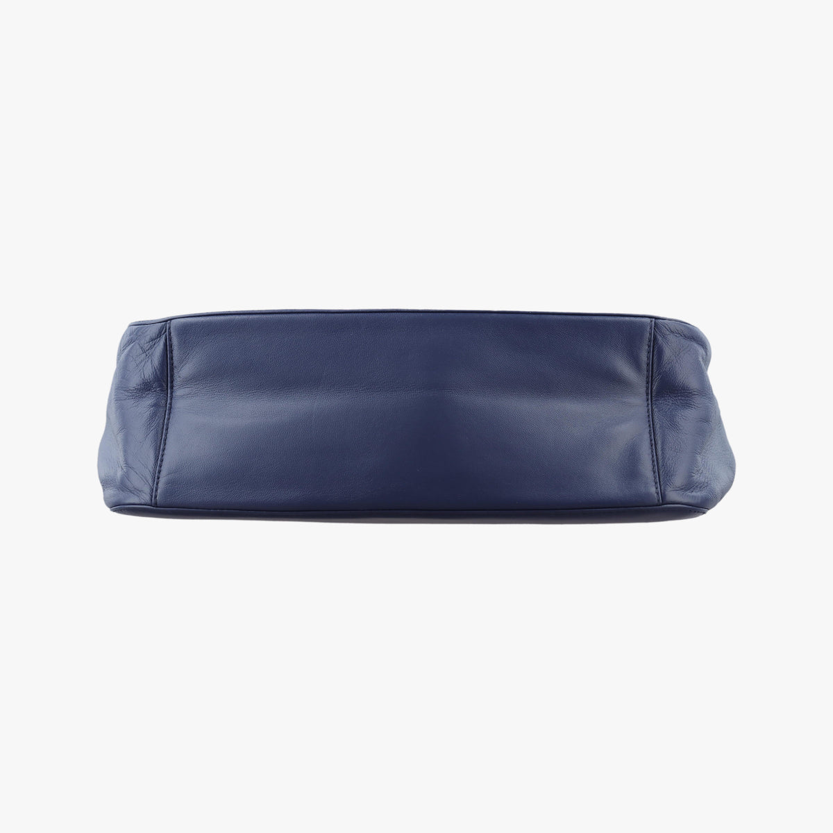 Pre-owned Loewe Anagram Navy Nappa Leather  shoulderbag | stylenewstar