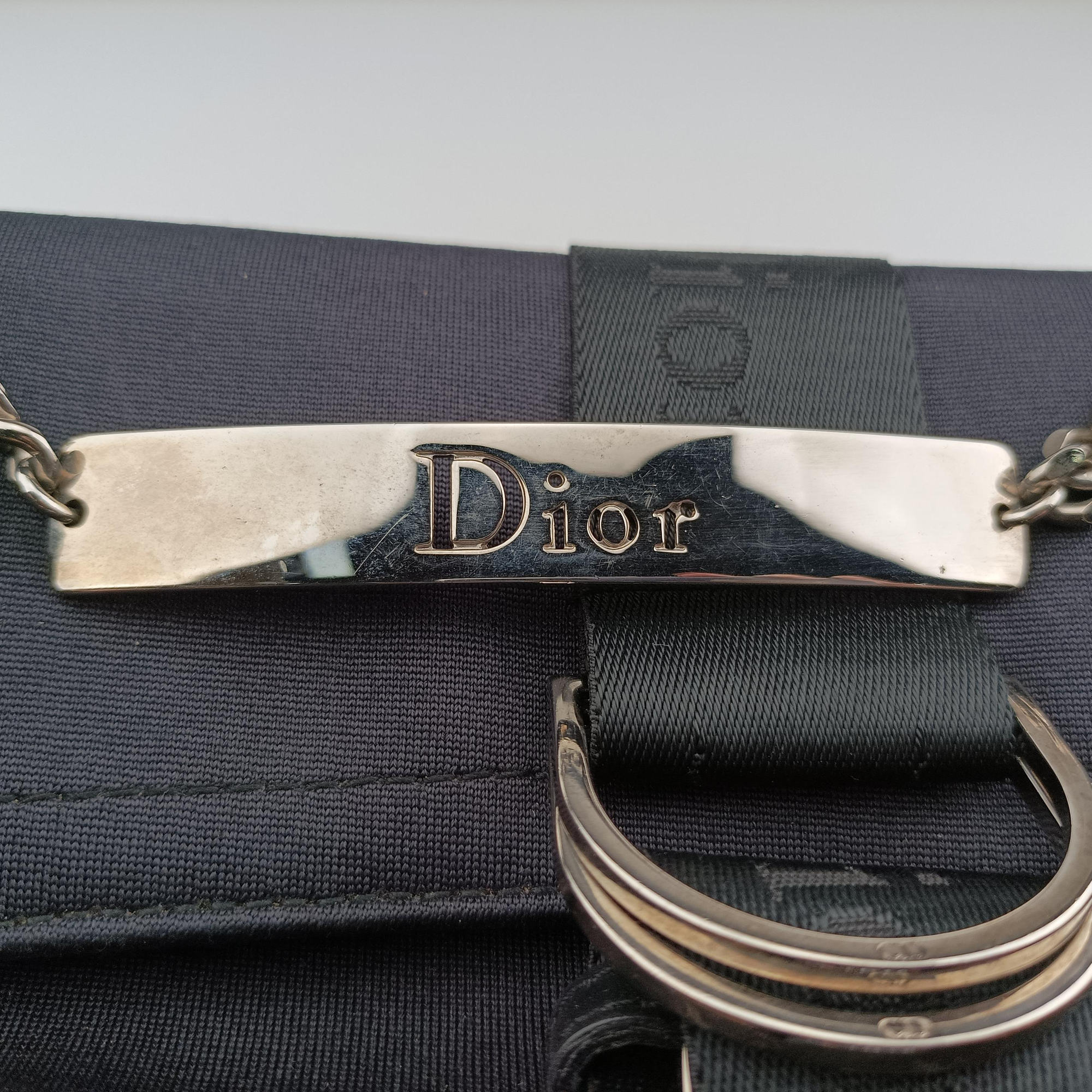 Secondhand Christian Dior Hardcore Navy Canvas  shoulderbag | stylenewstar