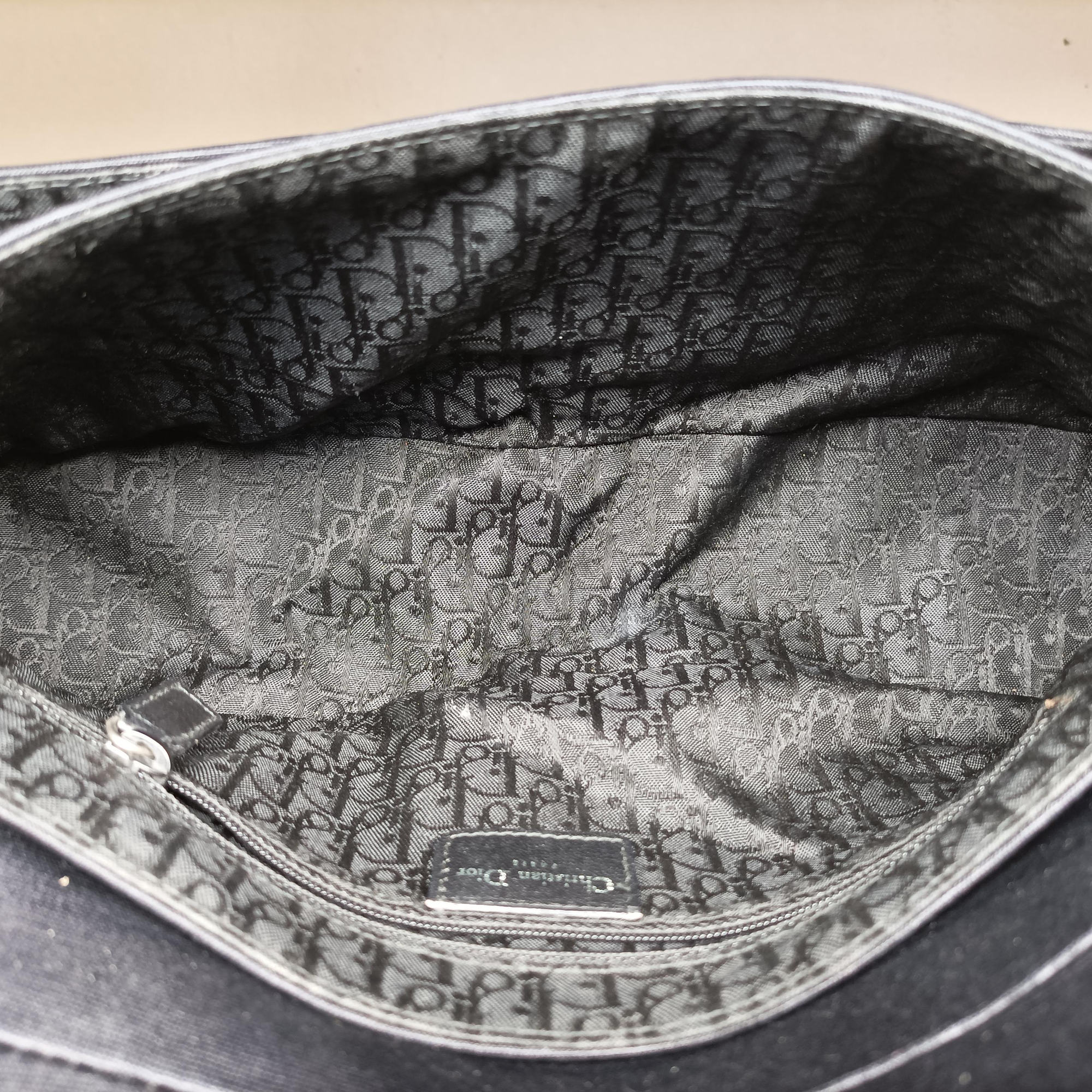 Secondhand Christian Dior Hardcore Navy Canvas  shoulderbag | stylenewstar