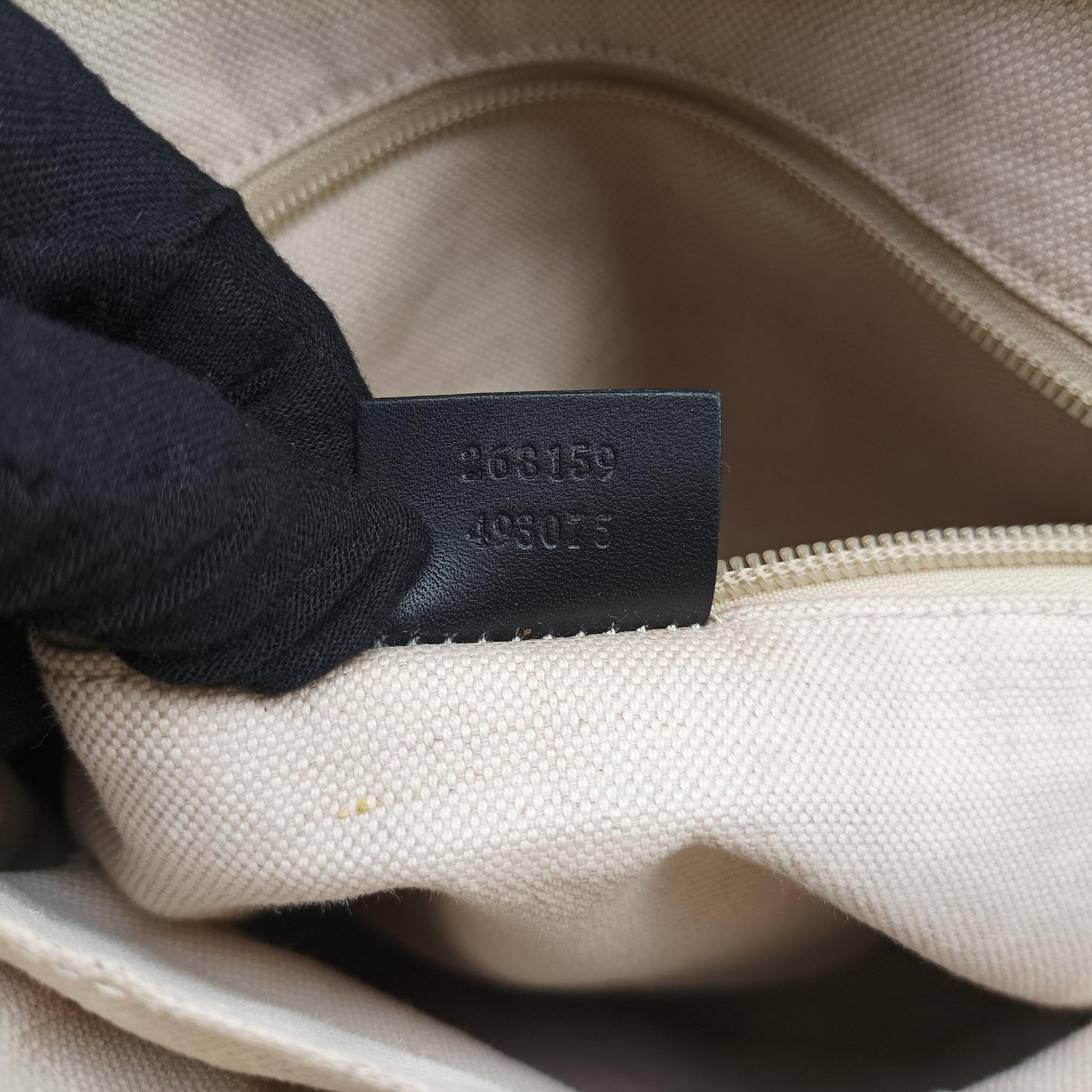 Secondhand Gucci Diamante Brown×black Canvas×Leather 268159 shoulderbag | stylenewstar