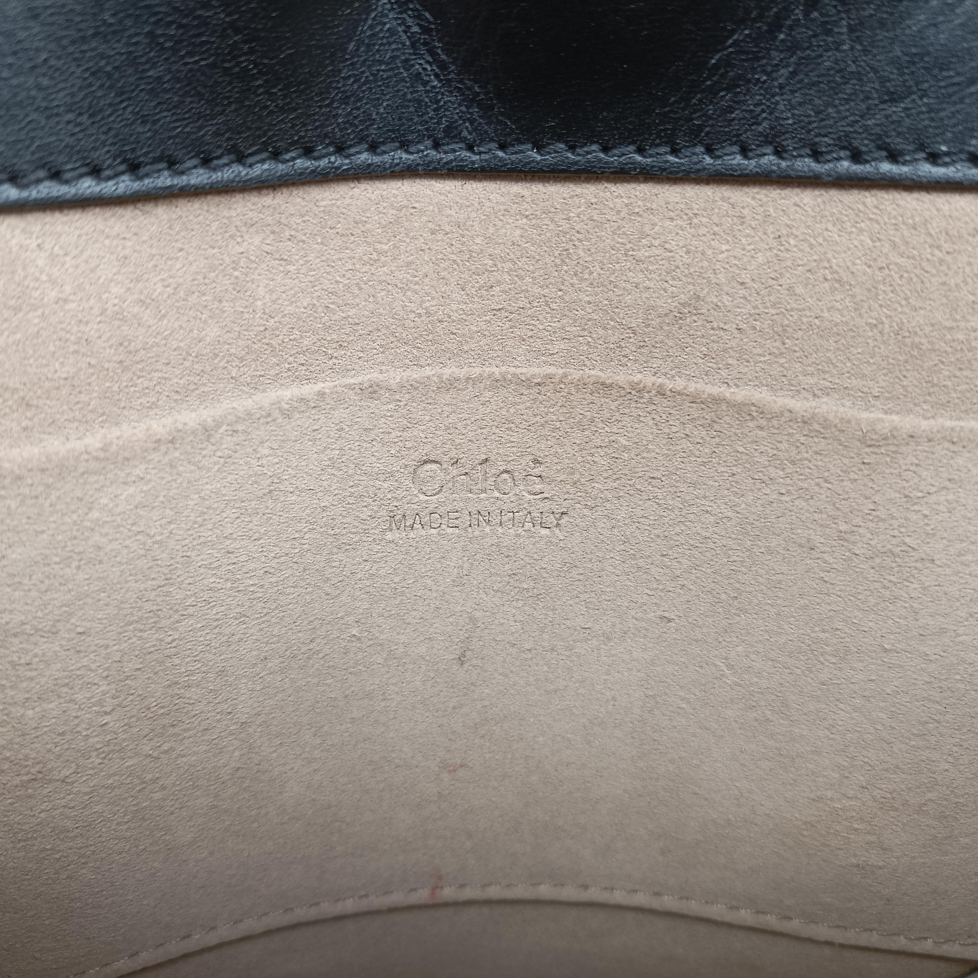 Pre-owned Chloe Bracelet Nile Black Leather  shoulderbag | stylenewstar