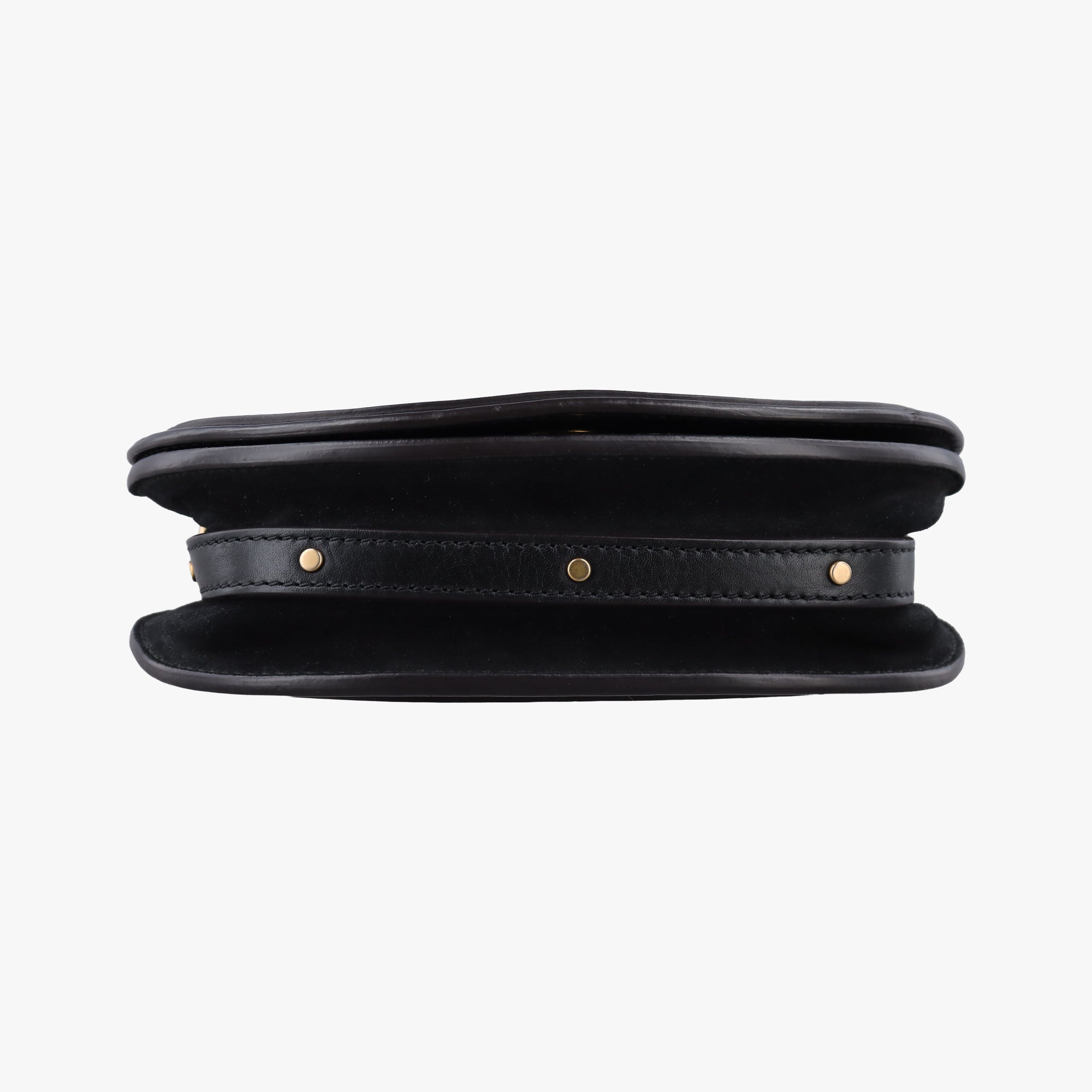 Pre-owned Chloe Bracelet Nile Black Leather  shoulderbag | stylenewstar