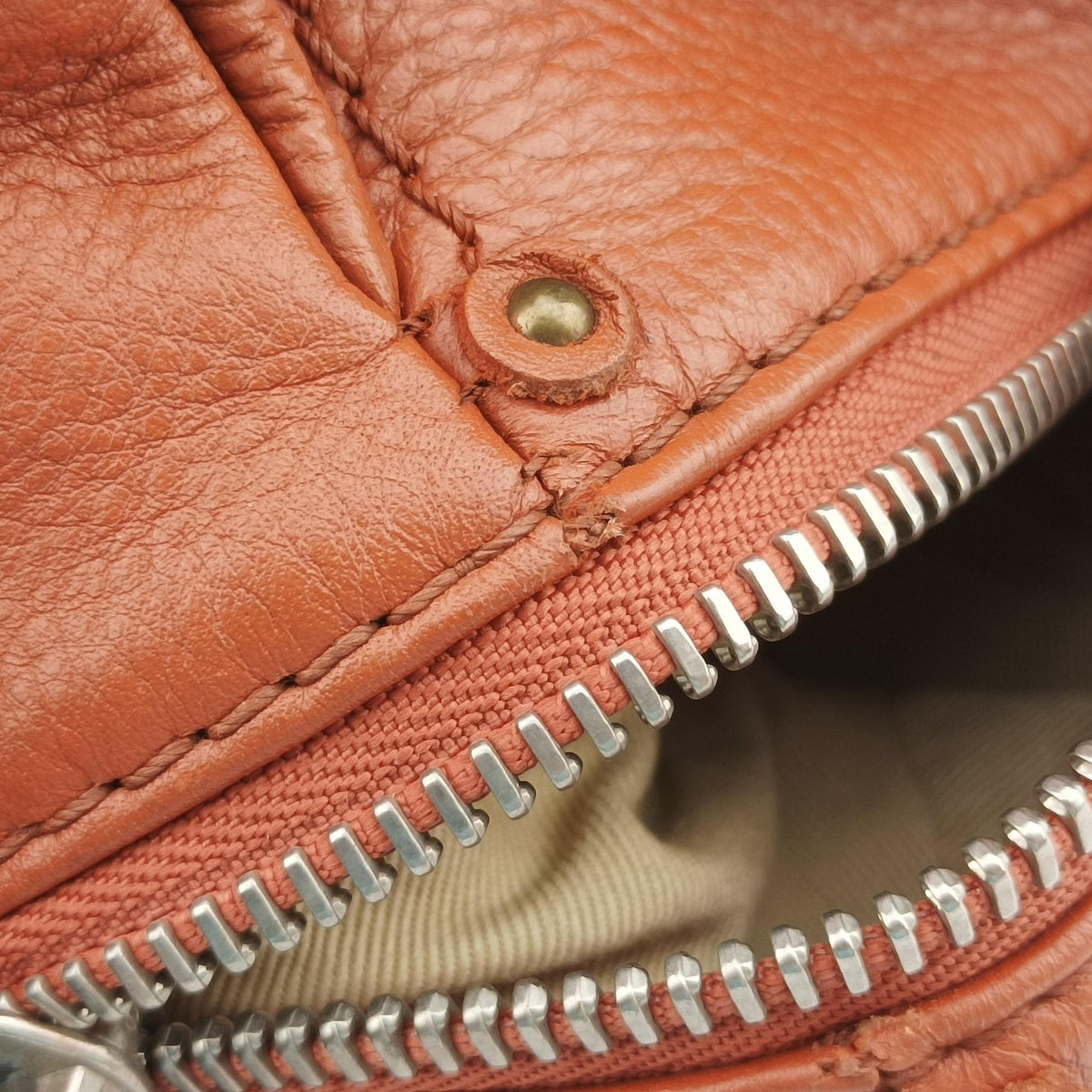 Pre-owned Chloe Paddington Orange Leather  handbag | stylenewstar