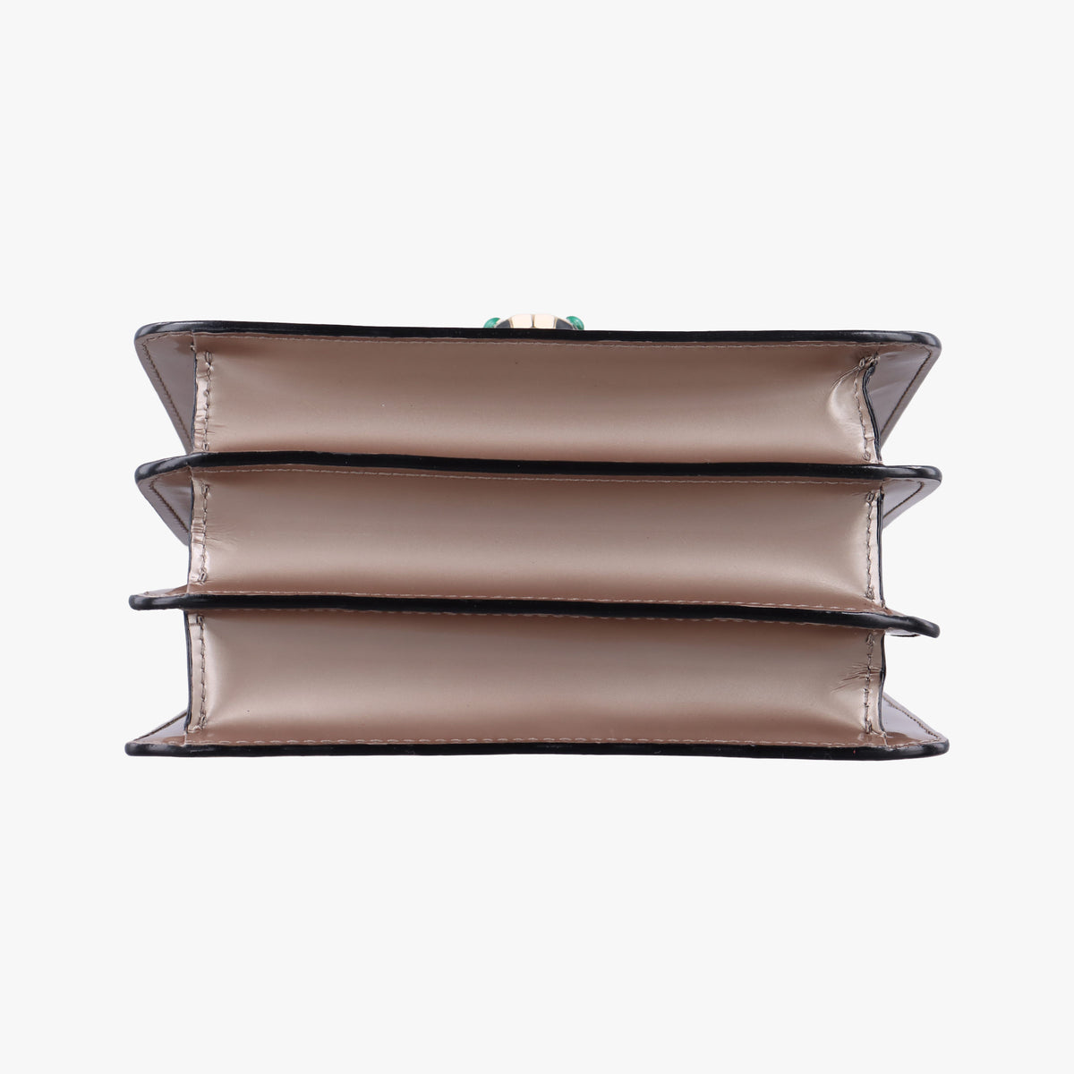 Secondhand Bvlgari SERPENTI FOREVER Golden Patent  shoulderbag | stylenewstar