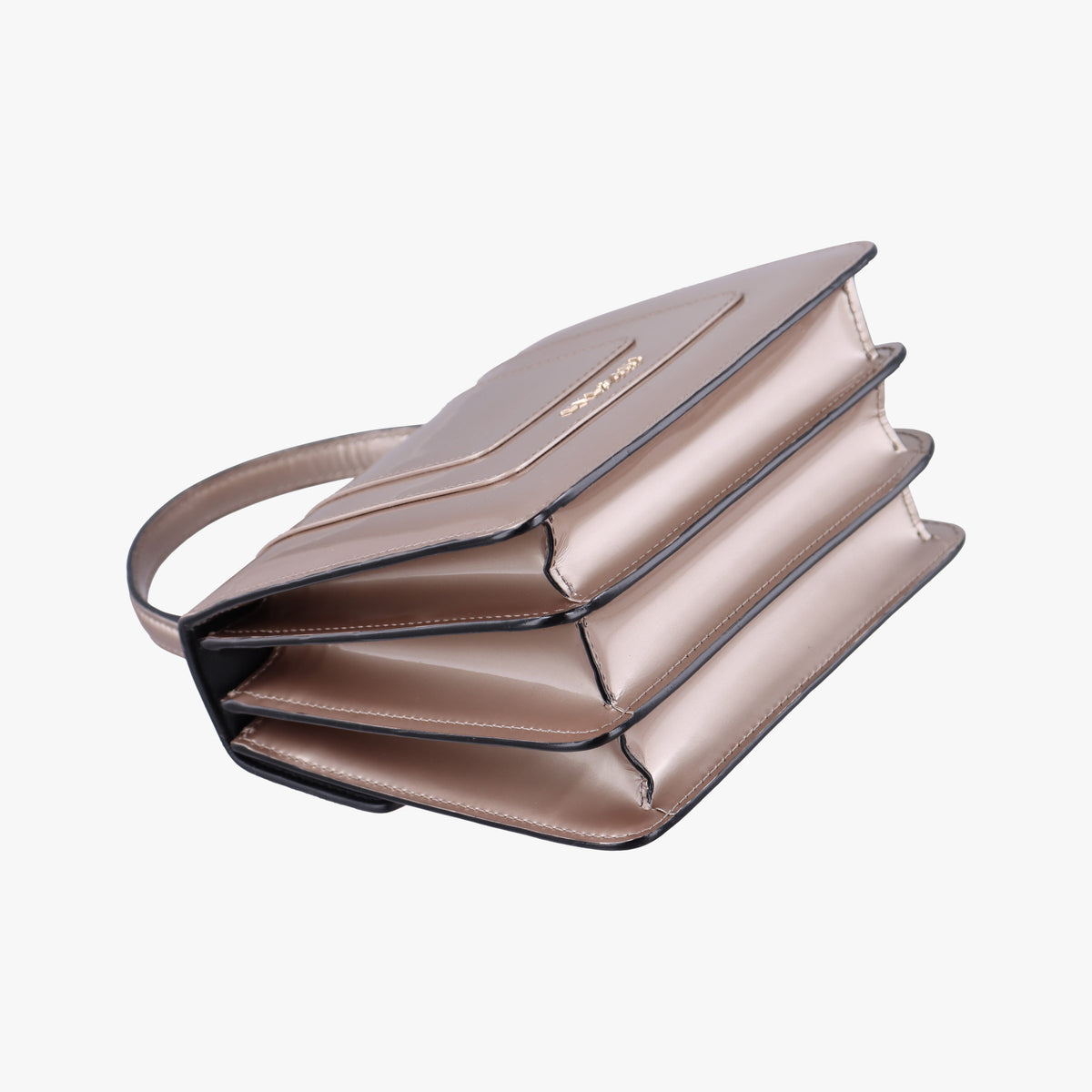 Secondhand Bvlgari SERPENTI FOREVER Golden Patent  shoulderbag | stylenewstar