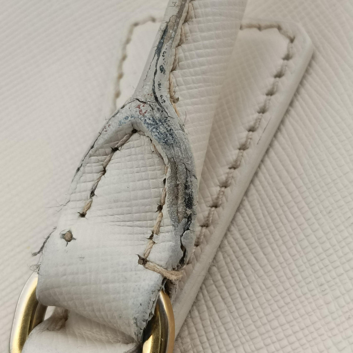 Secondhand Prada Galleria Beige SAFFIANO Leather BN1786 handbag | stylenewstar