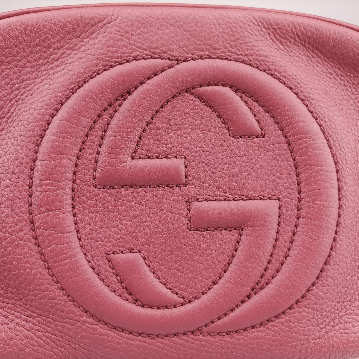 Pre-owned Gucci Soho Pink Leather 308364 shoulderbag | stylenewstar