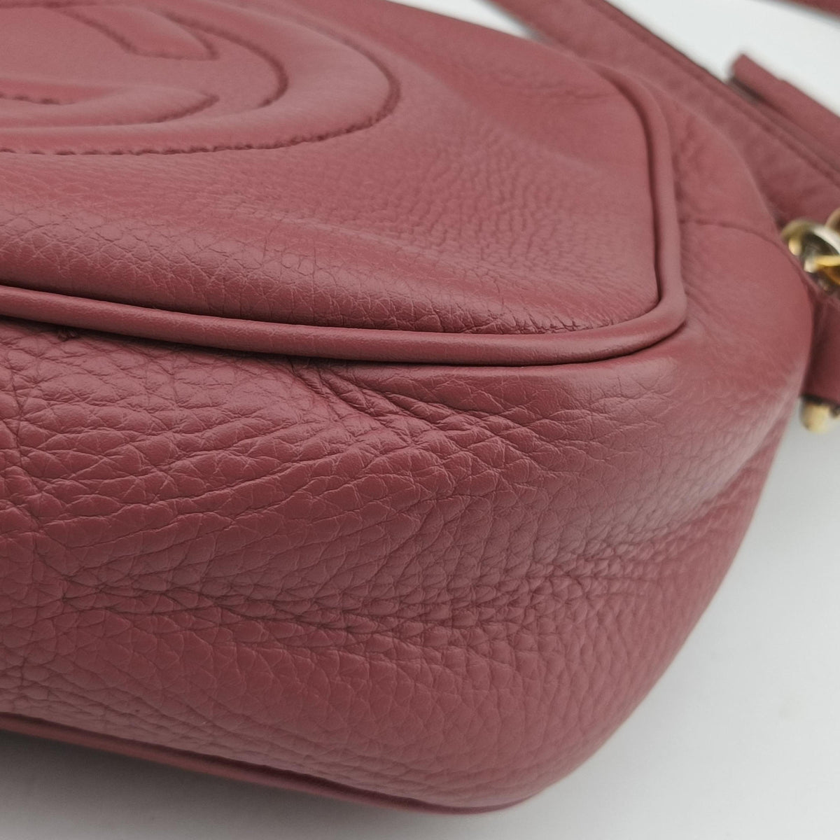 Pre-owned Gucci Soho Pink Leather 308364 shoulderbag | stylenewstar