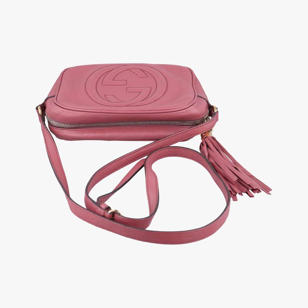 Pre-owned Gucci Soho Pink Leather 308364 shoulderbag | stylenewstar