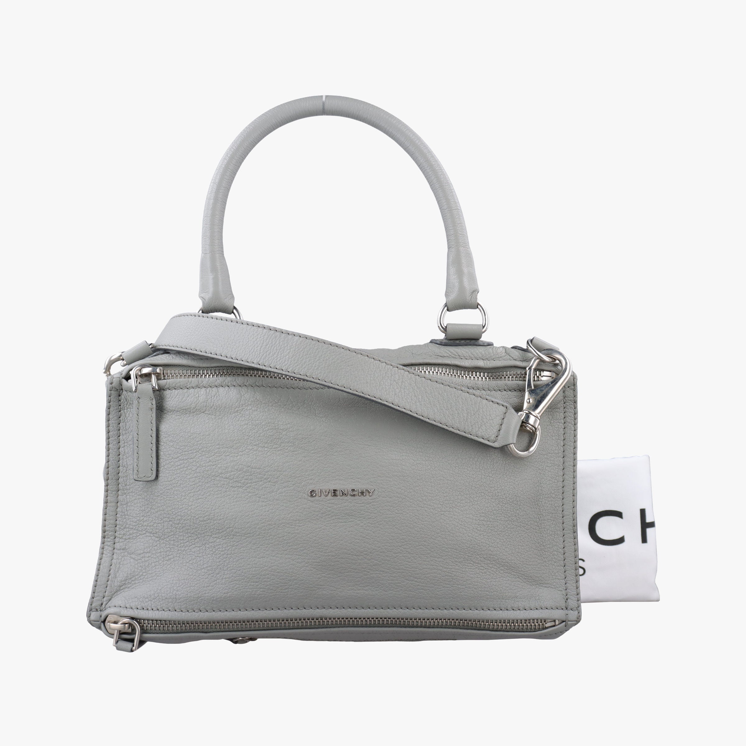 Vintage Givenchy Pandora Grey leather  shoulderbag | stylenewstar