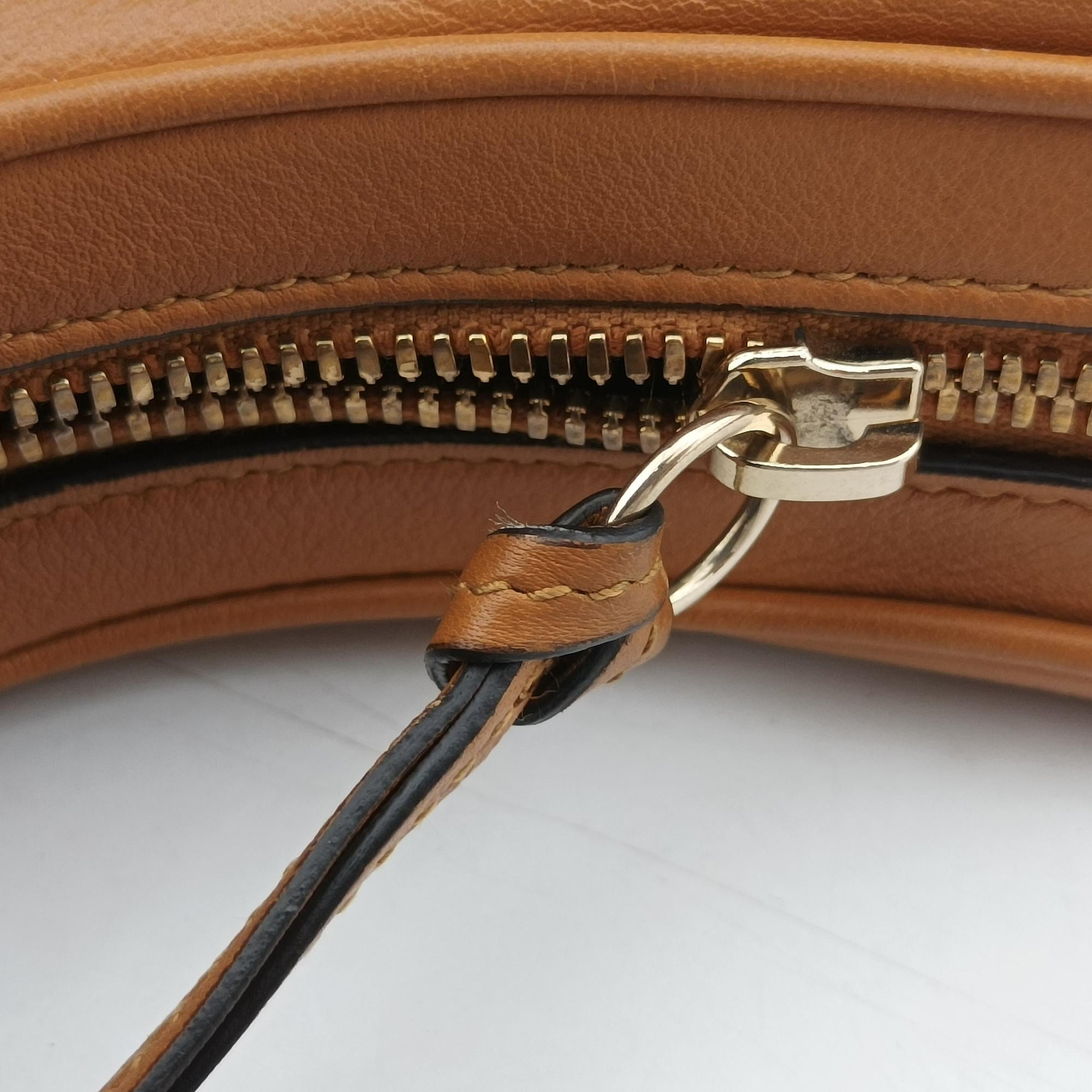 Vintage Gucci Attache G-Shaped Hook Brown leather 699409 shoulderbag | stylenewstar