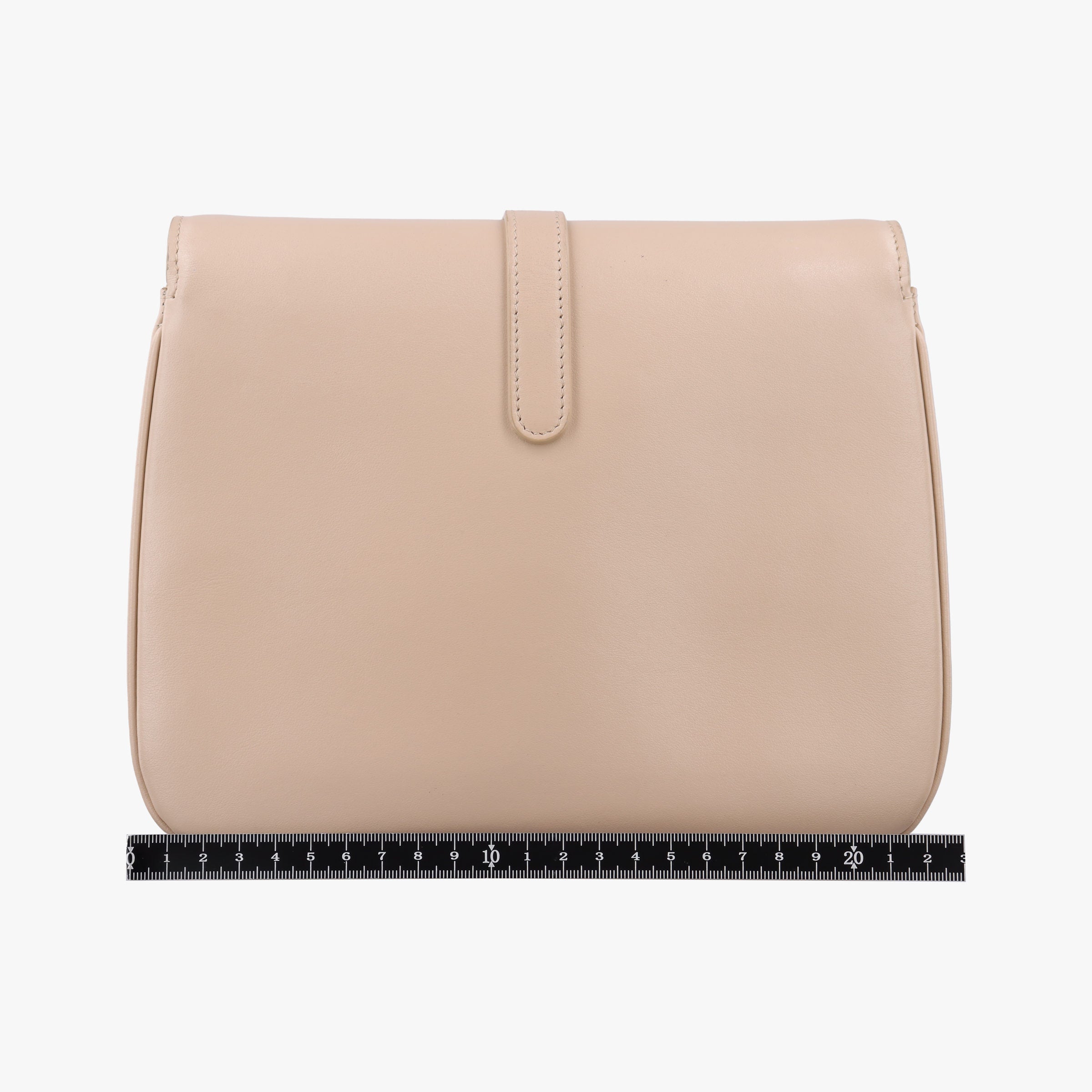 Pre-owned Celine Taboo Medium Beige leather 196583 shoulderbag | stylenewstar