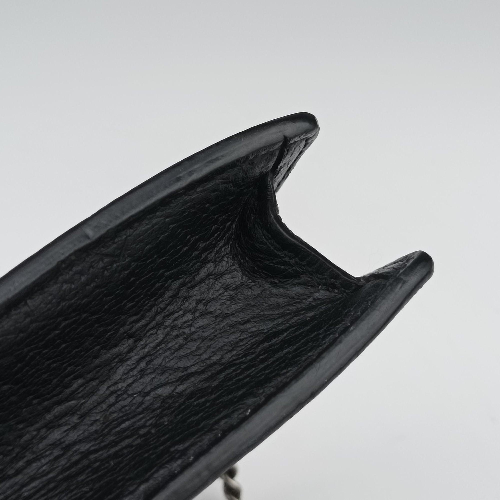 Pre-owned Gucci Dionysus Black denim×leather 476432 shoulderbag | stylenewstar