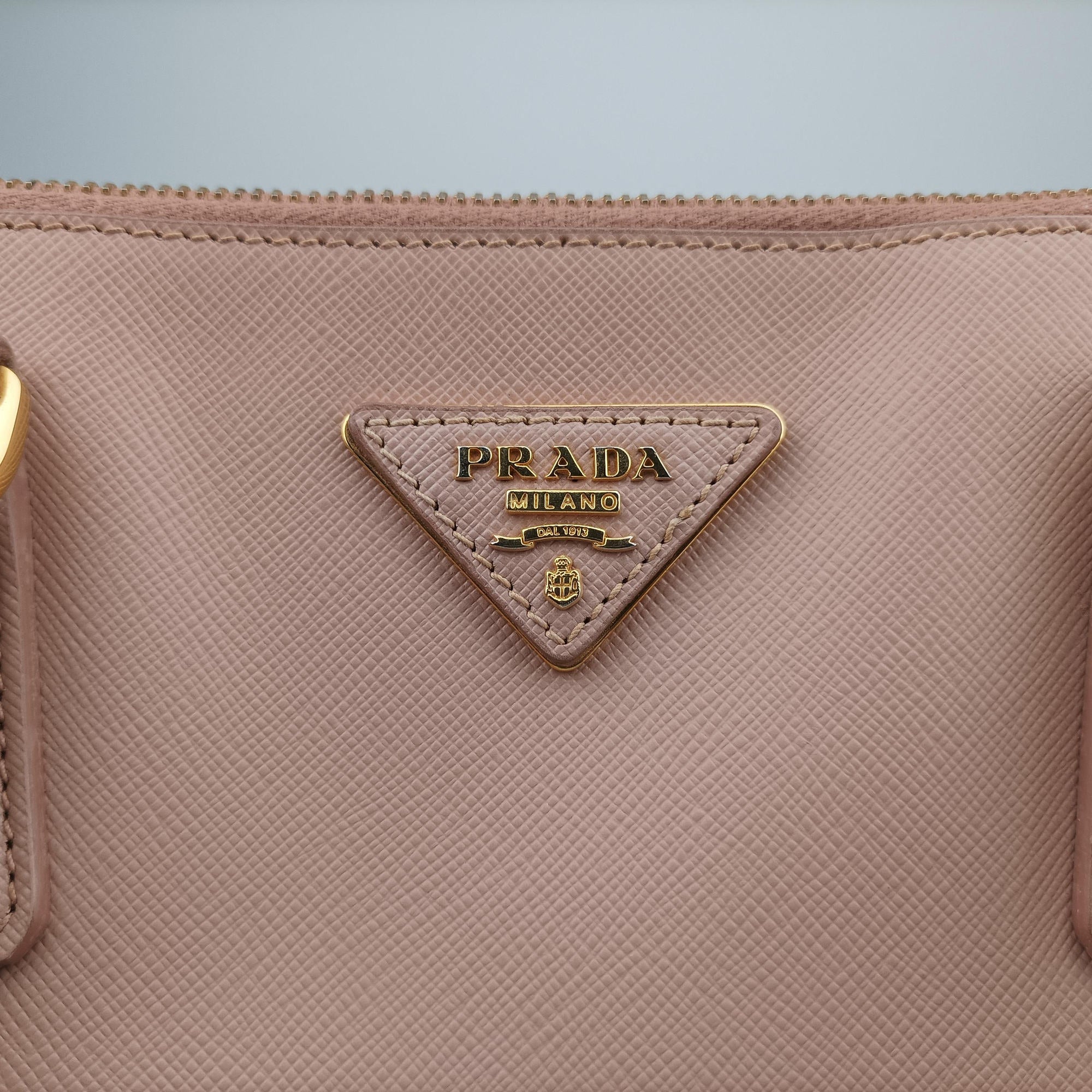 Pre-owned Prada Galleria Pink SAFFIANO Leather BN1786 shoulderbag | stylenewstar