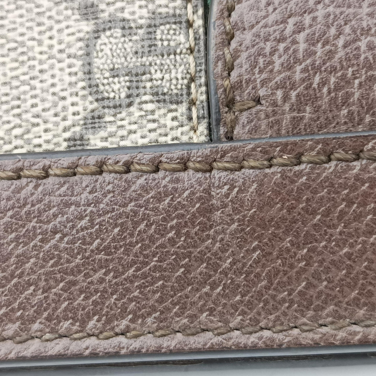 Pre-owned Gucci Ophidia Beige PVC coated canvas×leather 503877 shoulderbag | stylenewstar
