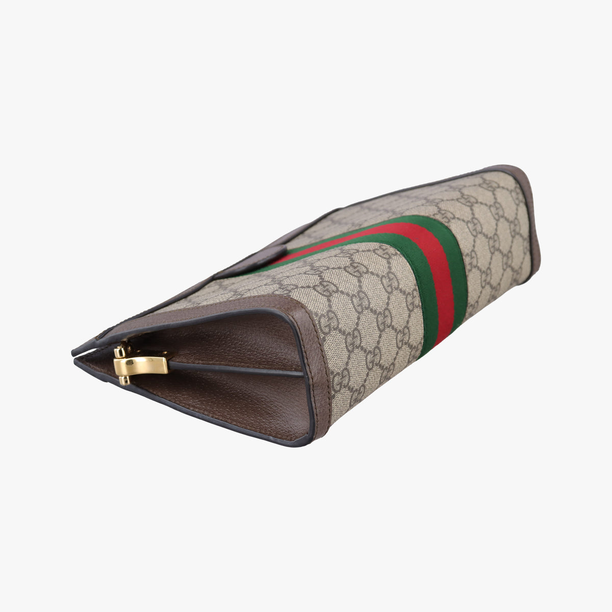 Pre-owned Gucci Ophidia Beige PVC coated canvas×leather 503877 shoulderbag | stylenewstar