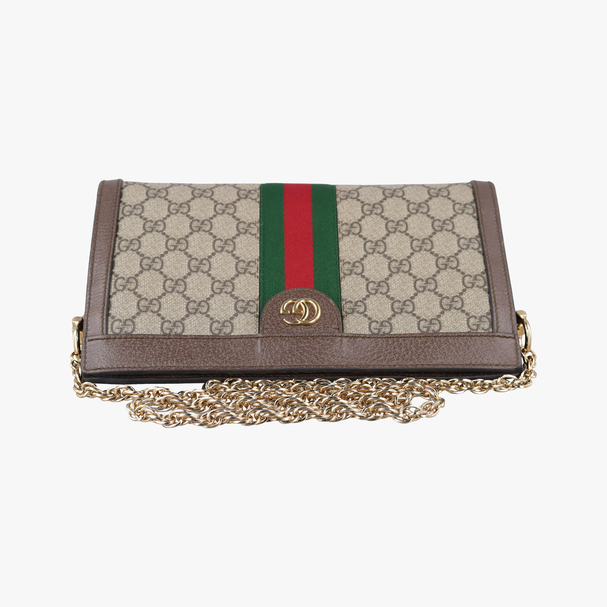 Pre-owned Gucci Ophidia Beige PVC coated canvas×leather 503877 shoulderbag | stylenewstar