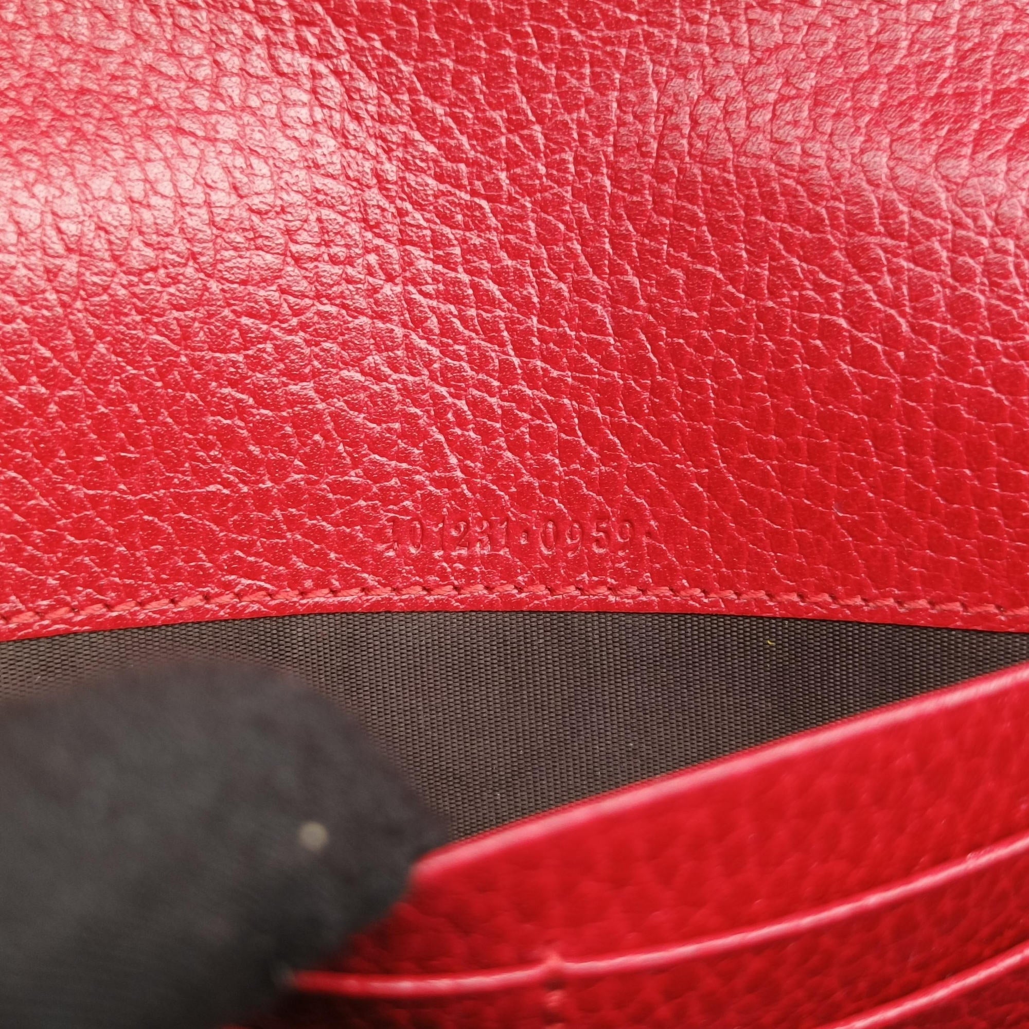 Secondhand Gucci Dionysus Red Leather 401231 shoulderbag | stylenewstar