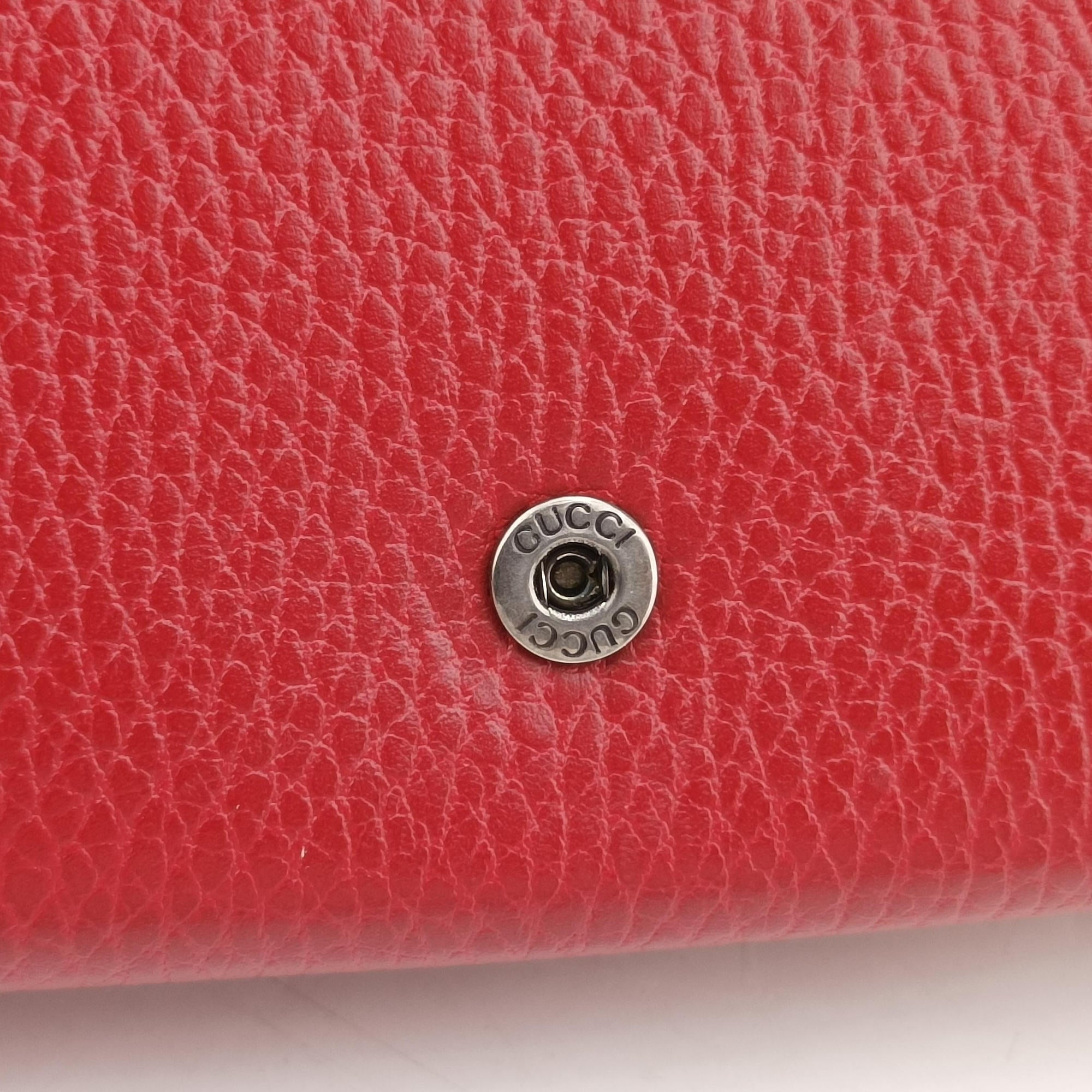 Secondhand Gucci Dionysus Red Leather 401231 shoulderbag | stylenewstar