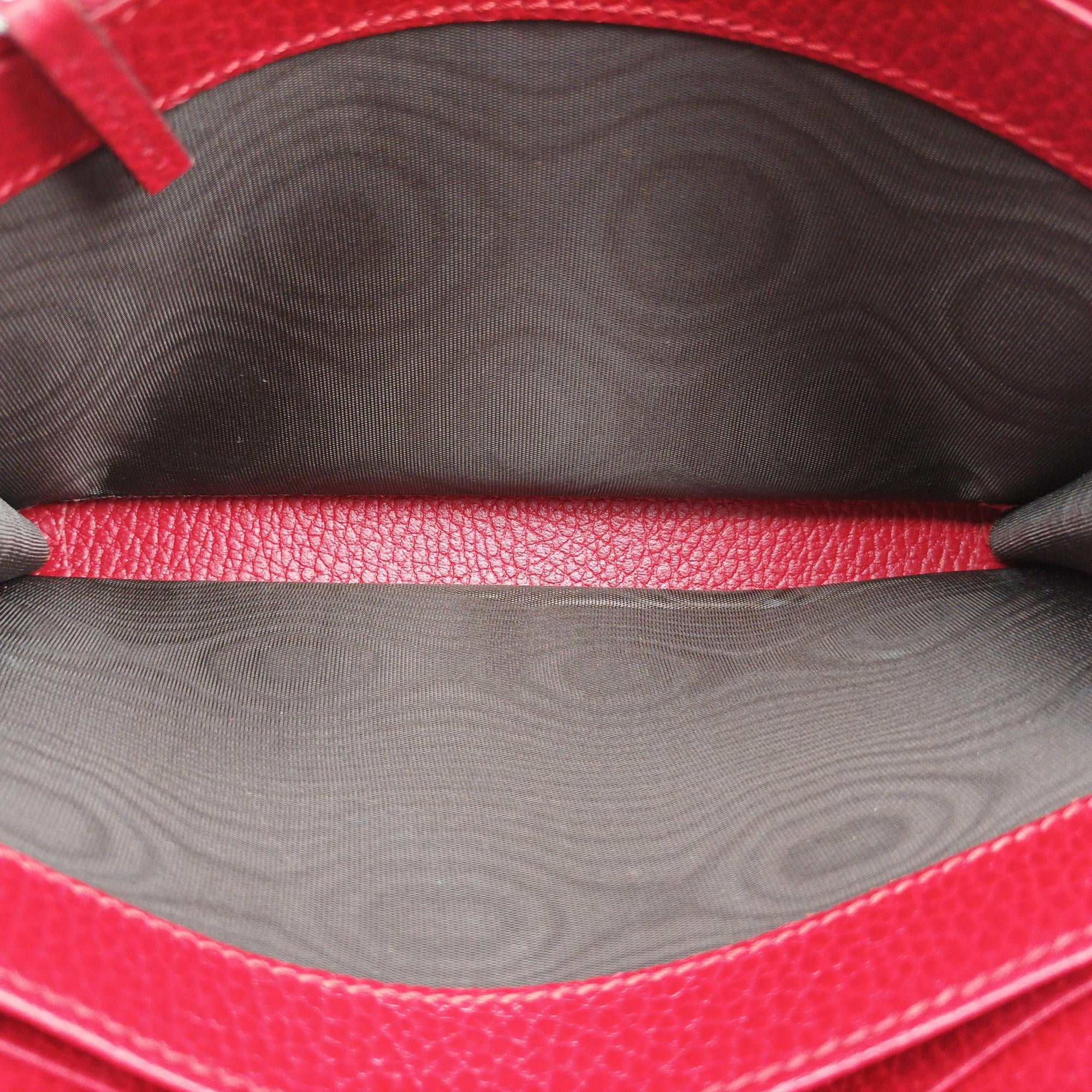 Secondhand Gucci Dionysus Red Leather 401231 shoulderbag | stylenewstar