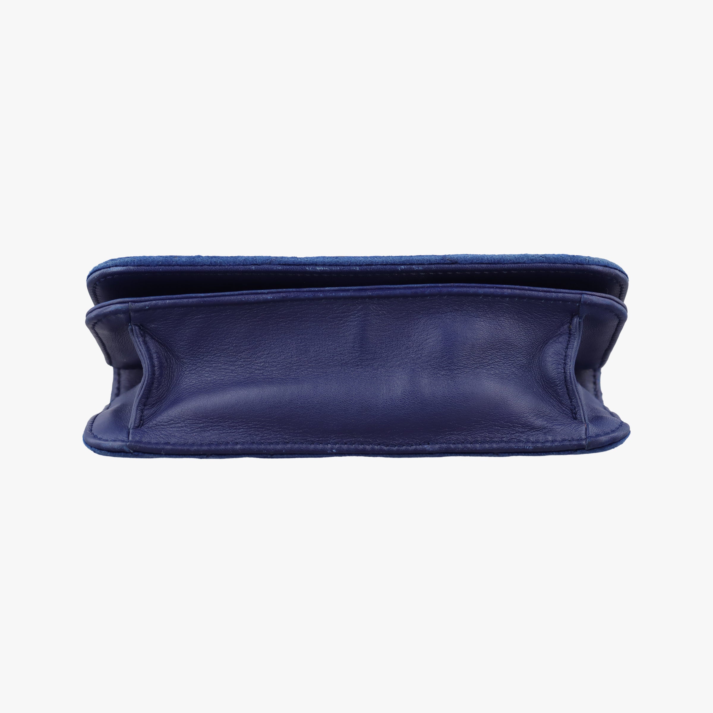 Pre-owned Gucci GG Marmont Blue velour 488426 shoulderbag | stylenewstar