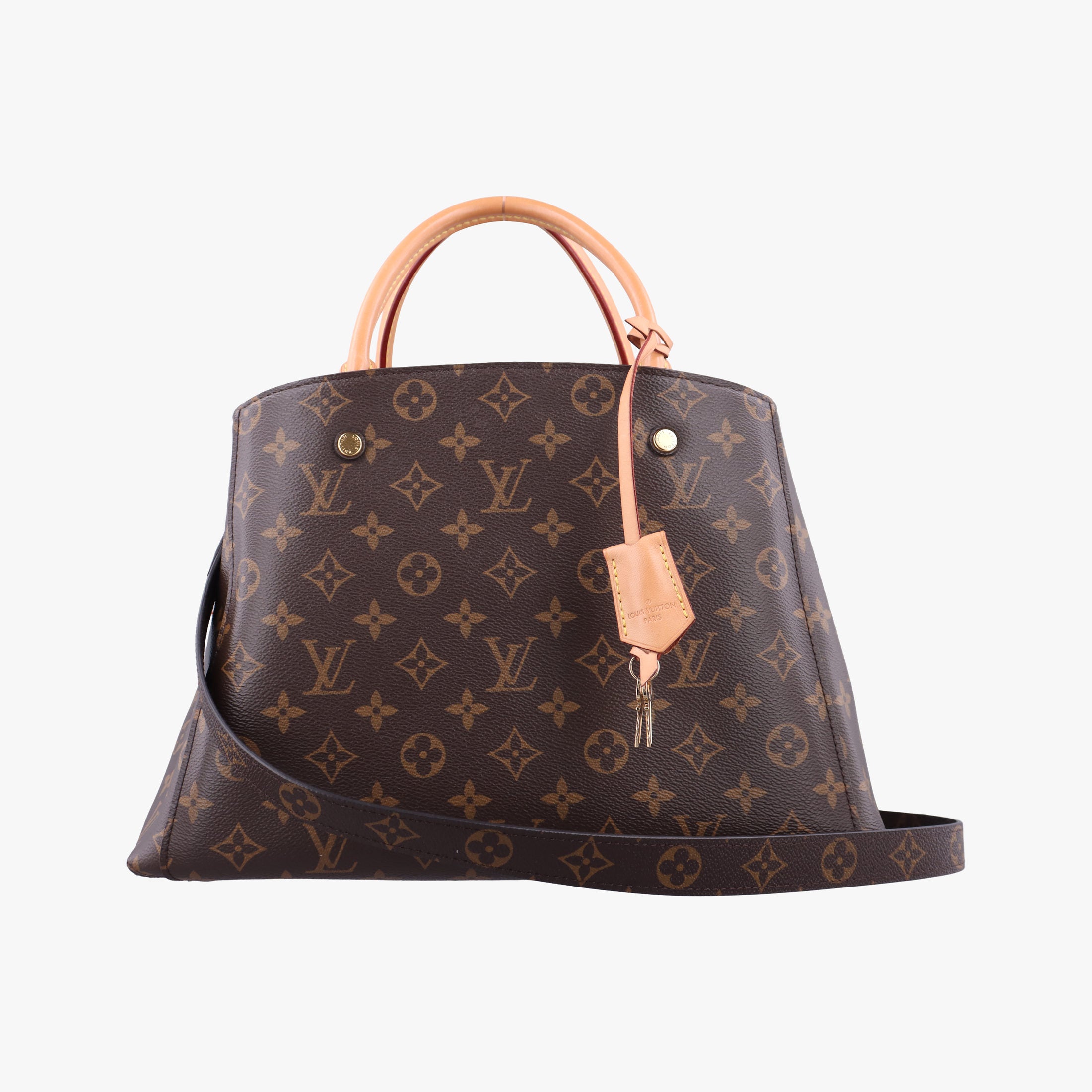 Pre-owned Louis Vuitton MONTAIGNE MM Brown Monogram Canvas M41056 shoulderbag | stylenewstar