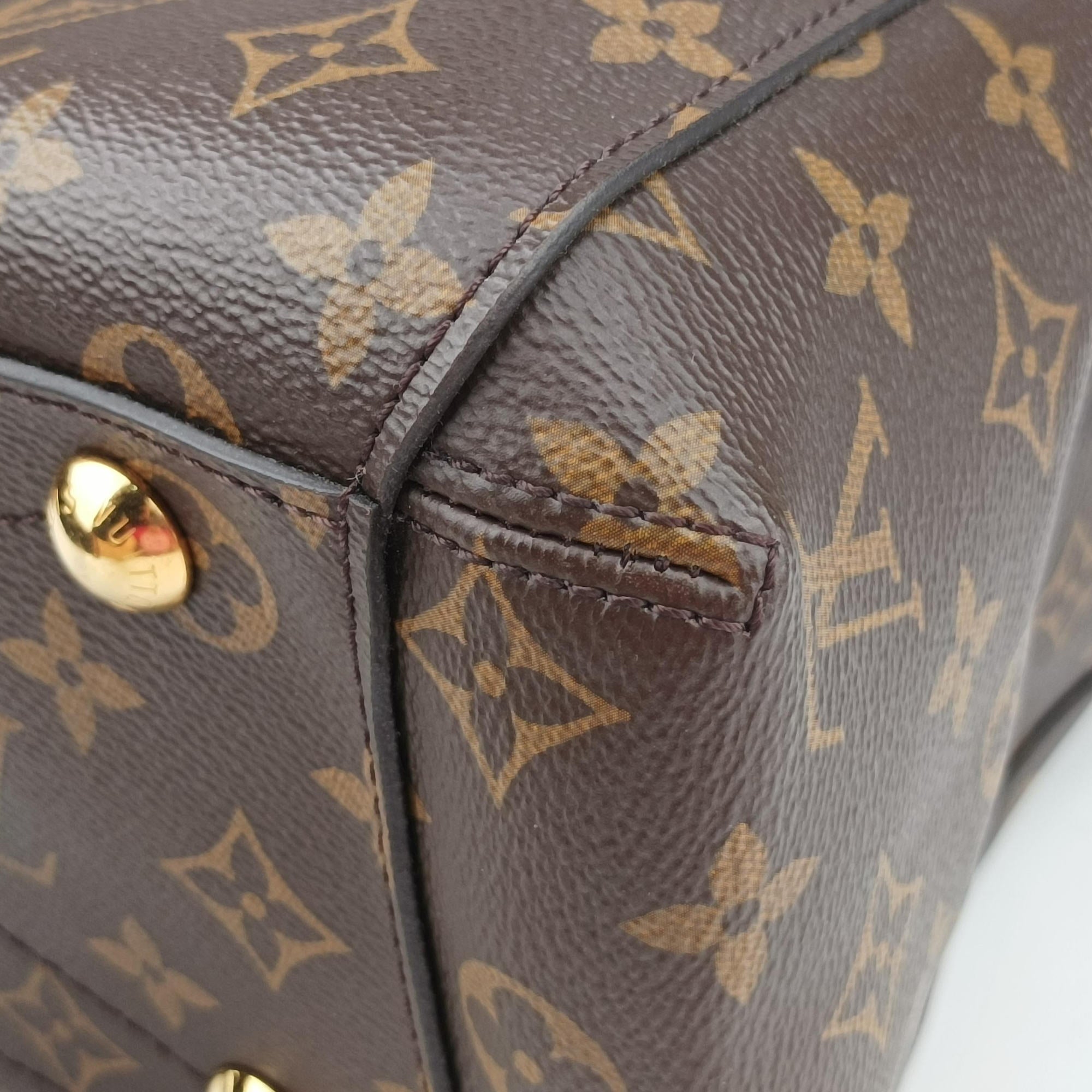 Pre-owned Louis Vuitton MONTAIGNE MM Brown Monogram Canvas M41056 shoulderbag | stylenewstar