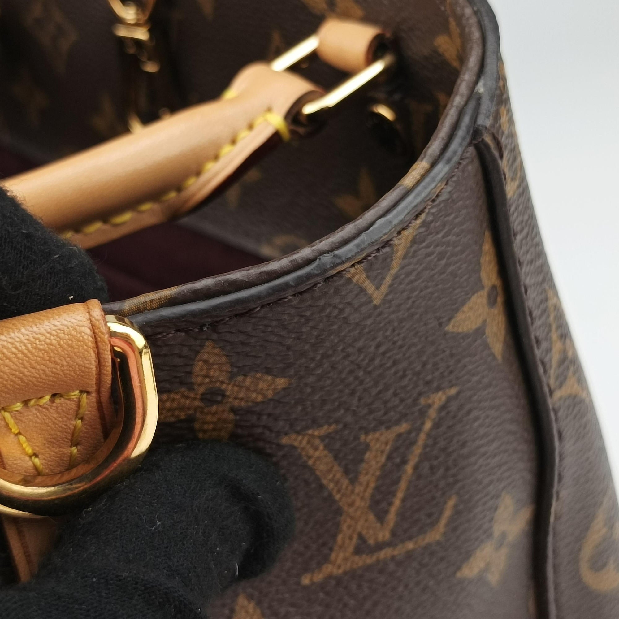 Pre-owned Louis Vuitton MONTAIGNE MM Brown Monogram Canvas M41056 shoulderbag | stylenewstar