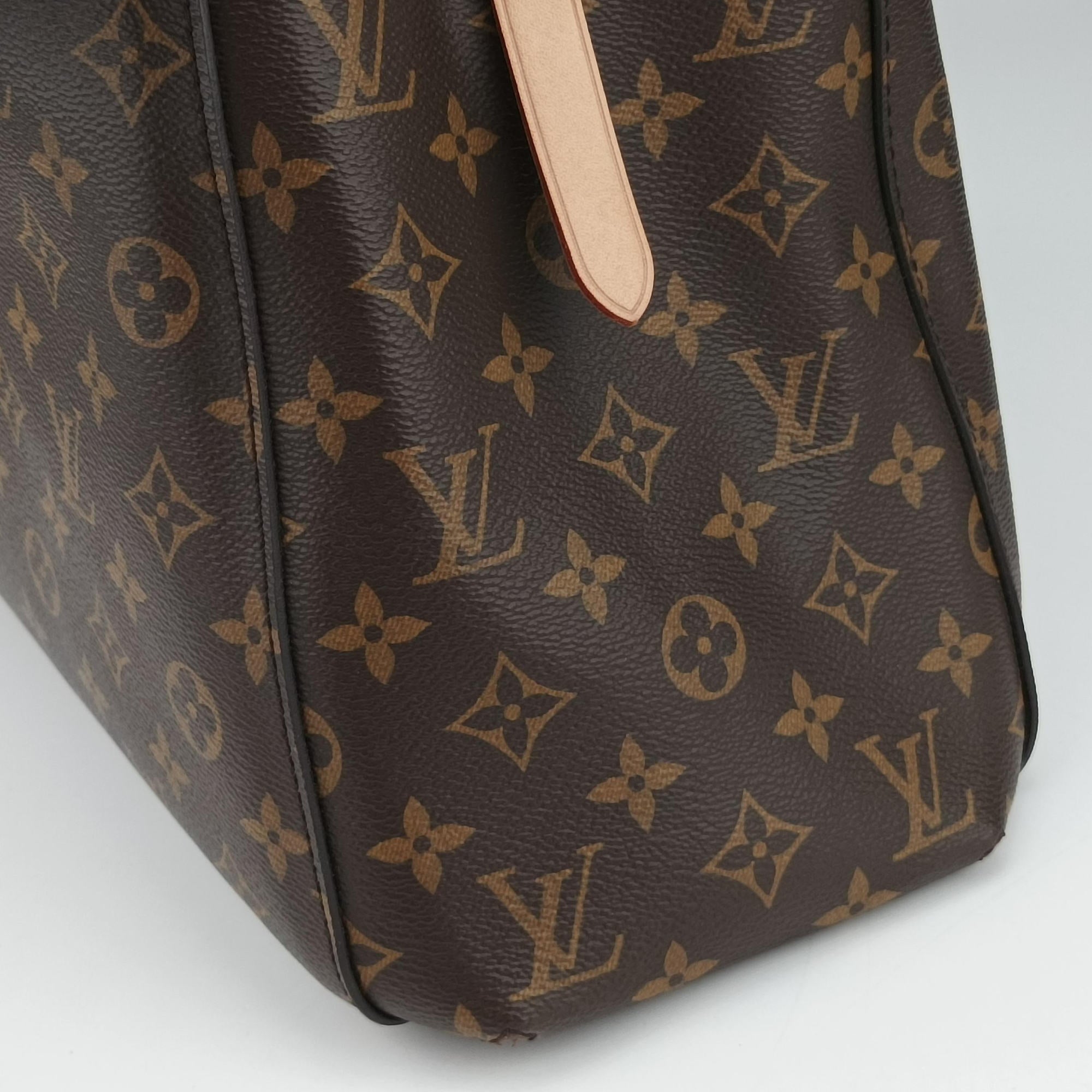 Pre-owned Louis Vuitton MONTAIGNE MM Brown Monogram Canvas M41056 shoulderbag | stylenewstar