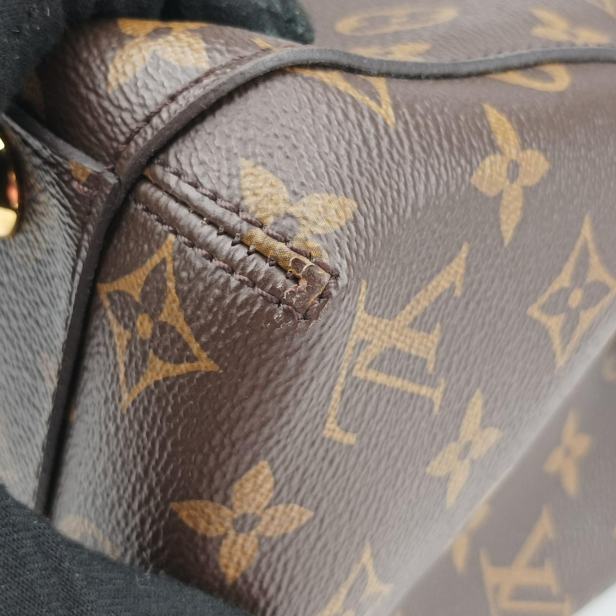 Pre-owned Louis Vuitton MONTAIGNE MM Brown Monogram Canvas M41056 shoulderbag | stylenewstar