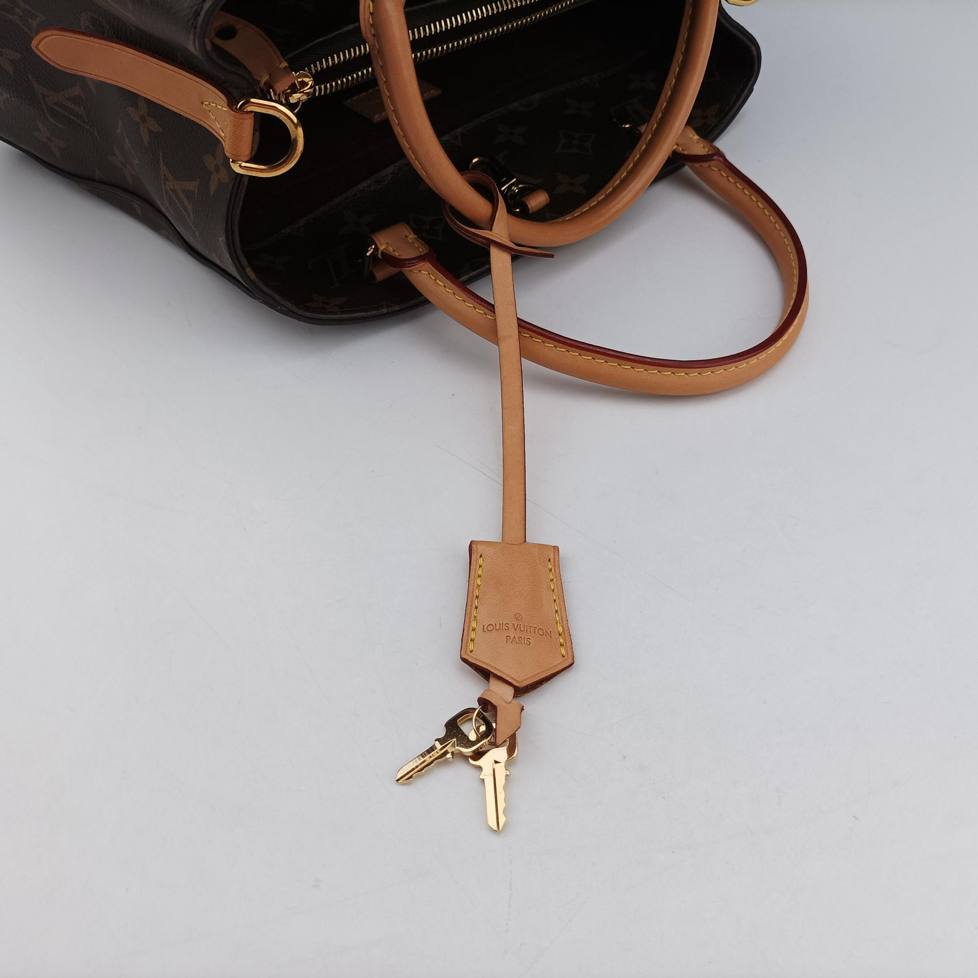 Pre-owned Louis Vuitton MONTAIGNE MM Brown Monogram Canvas M41056 shoulderbag | stylenewstar
