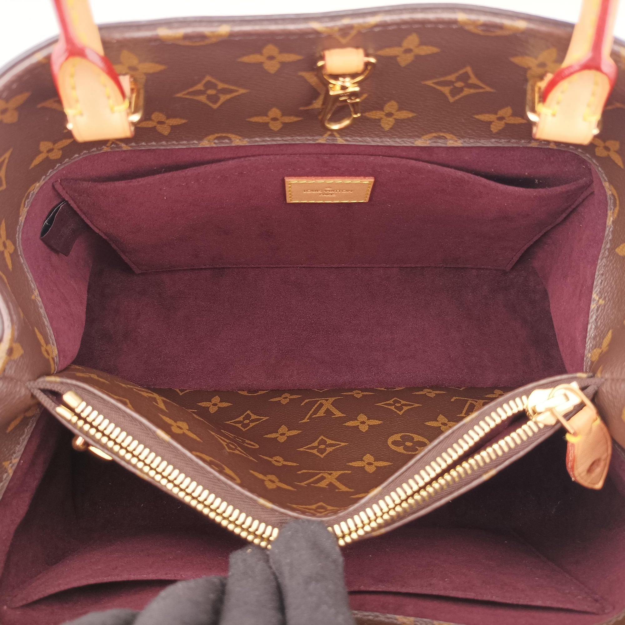 Pre-owned Louis Vuitton MONTAIGNE MM Brown Monogram Canvas M41056 shoulderbag | stylenewstar