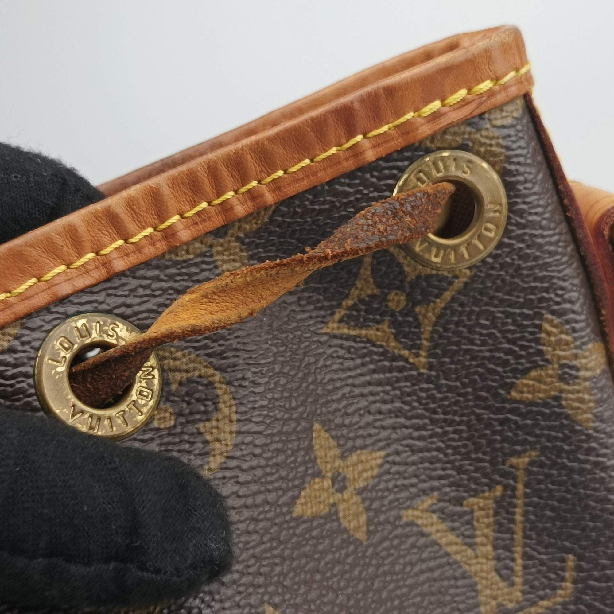 Pre-owned Louis Vuitton Noe BB Brown Monogram Canvas M40817 shoulderbag | stylenewstar