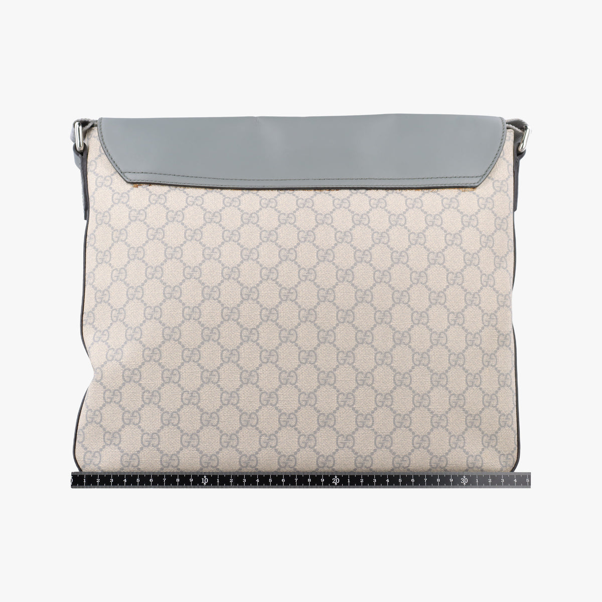 Secondhand Gucci GG Supreme Messenger Beige×gray PVC coated canvas×leather 353429 shoulderbag | stylenewstar