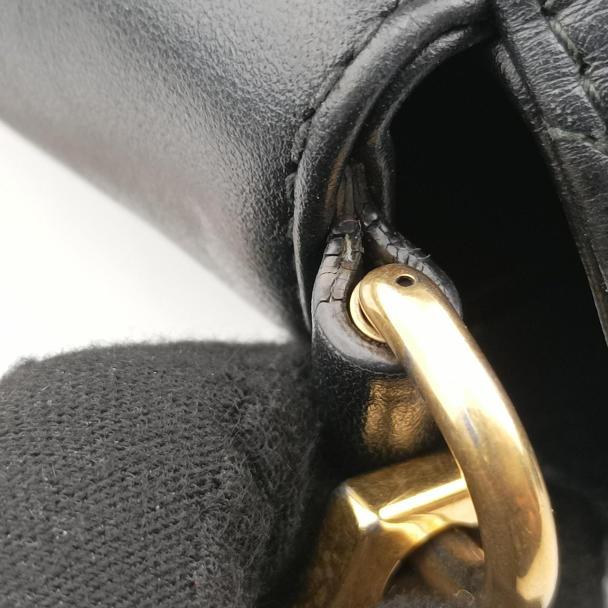 Pre-owned Gucci GG Marmont Black Leather 498110 shoulderbag | stylenewstar