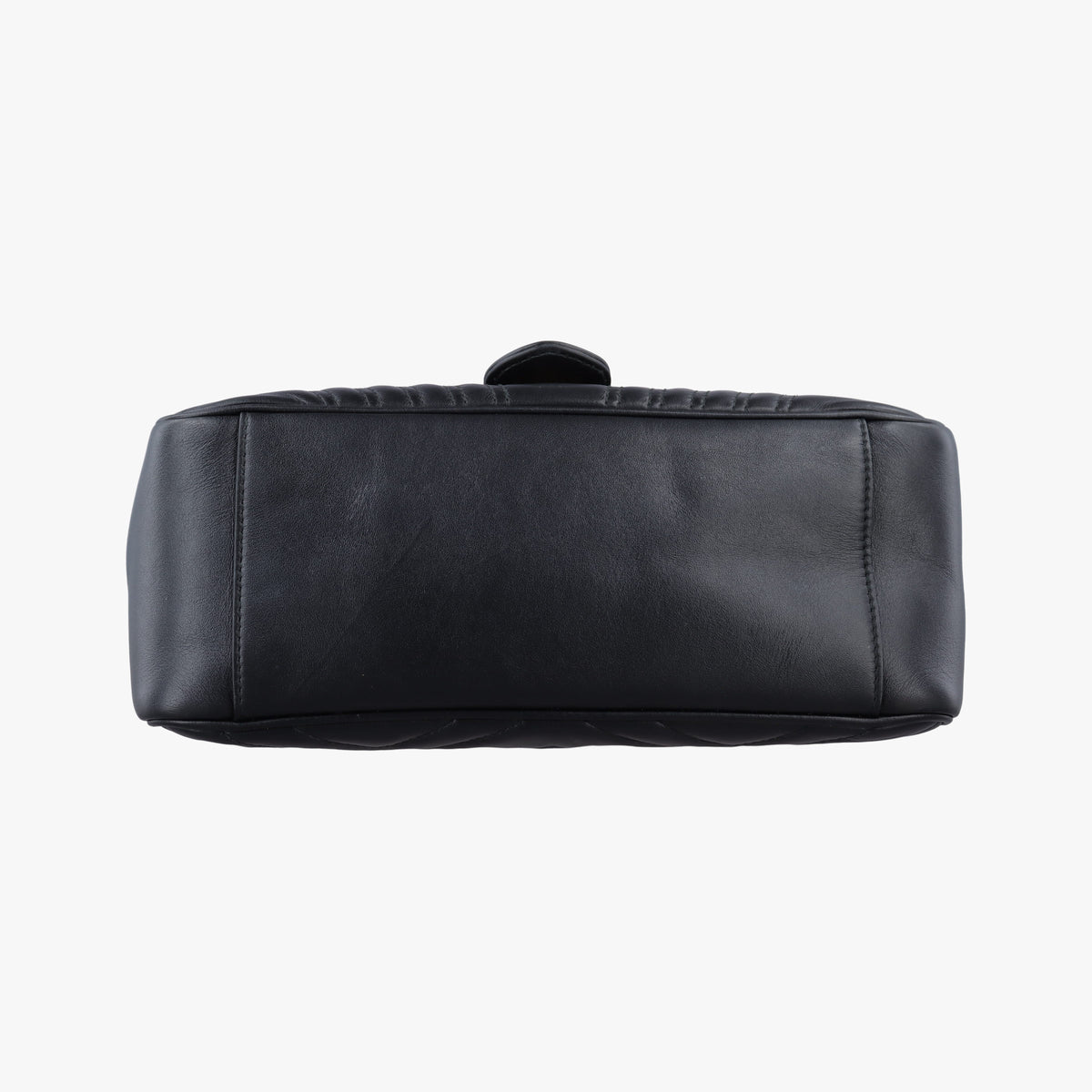 Pre-owned Gucci GG Marmont Black Leather 498110 shoulderbag | stylenewstar