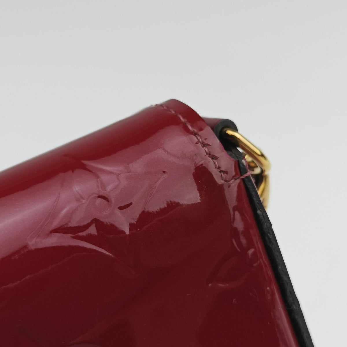 Vintage Louis Vuitton Pochette Felicie CERISE Vernis M61293 shoulderbag | stylenewstar
